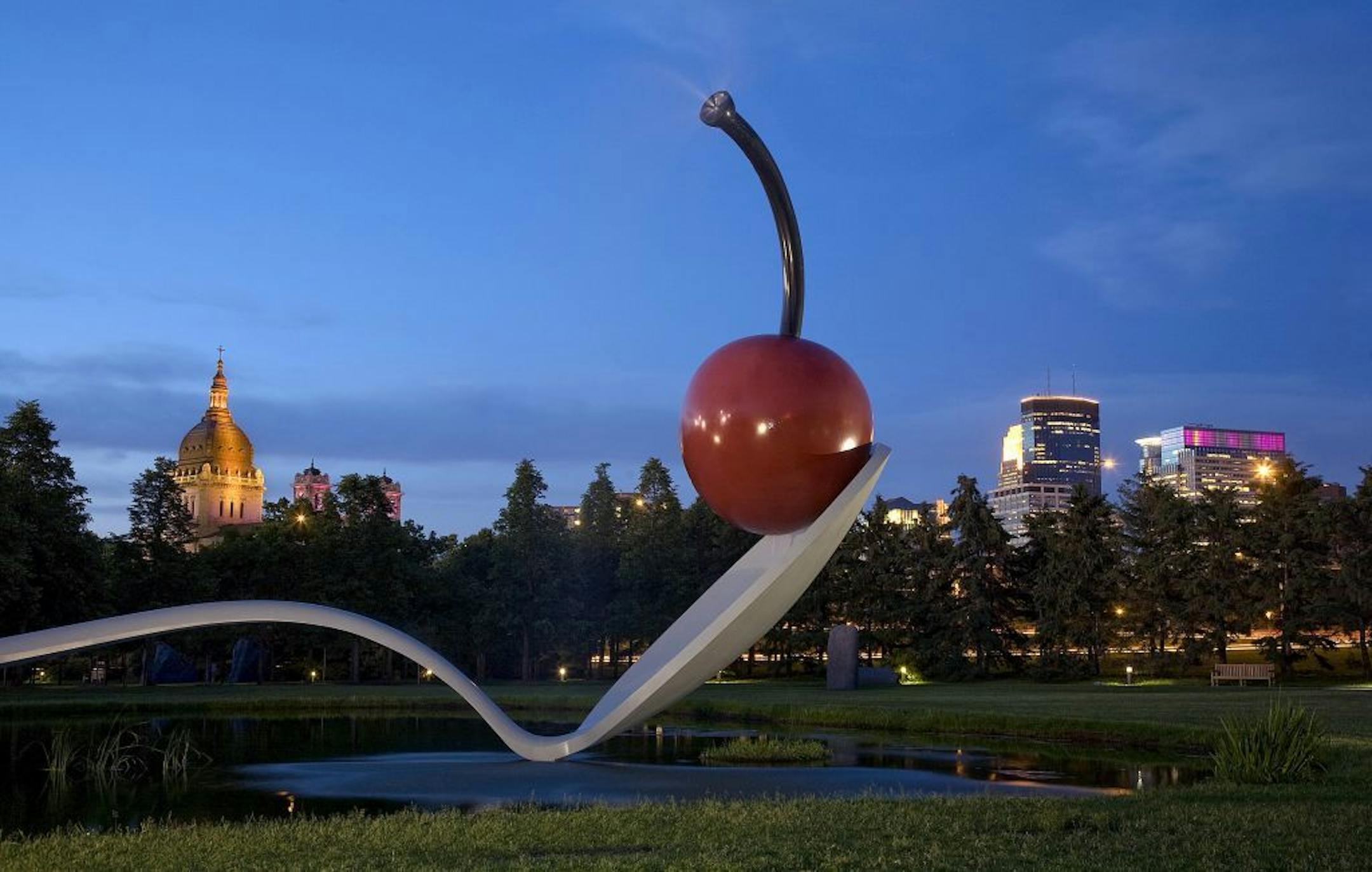 Walker Art Center's sculpture garden.