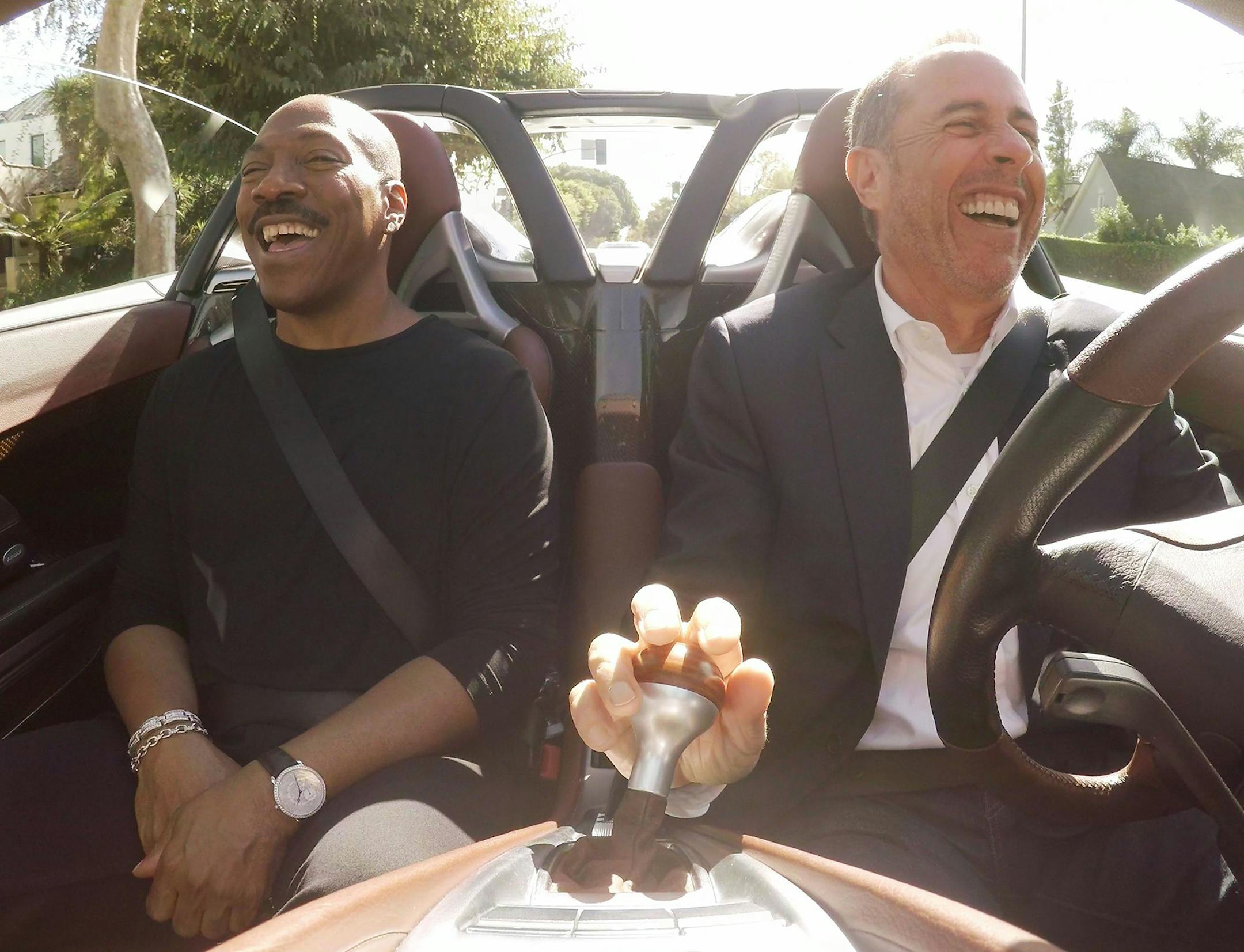 Eddie Murphy joins host Jerry Seinfeld in "Comedians in Cars Getting Coffee."