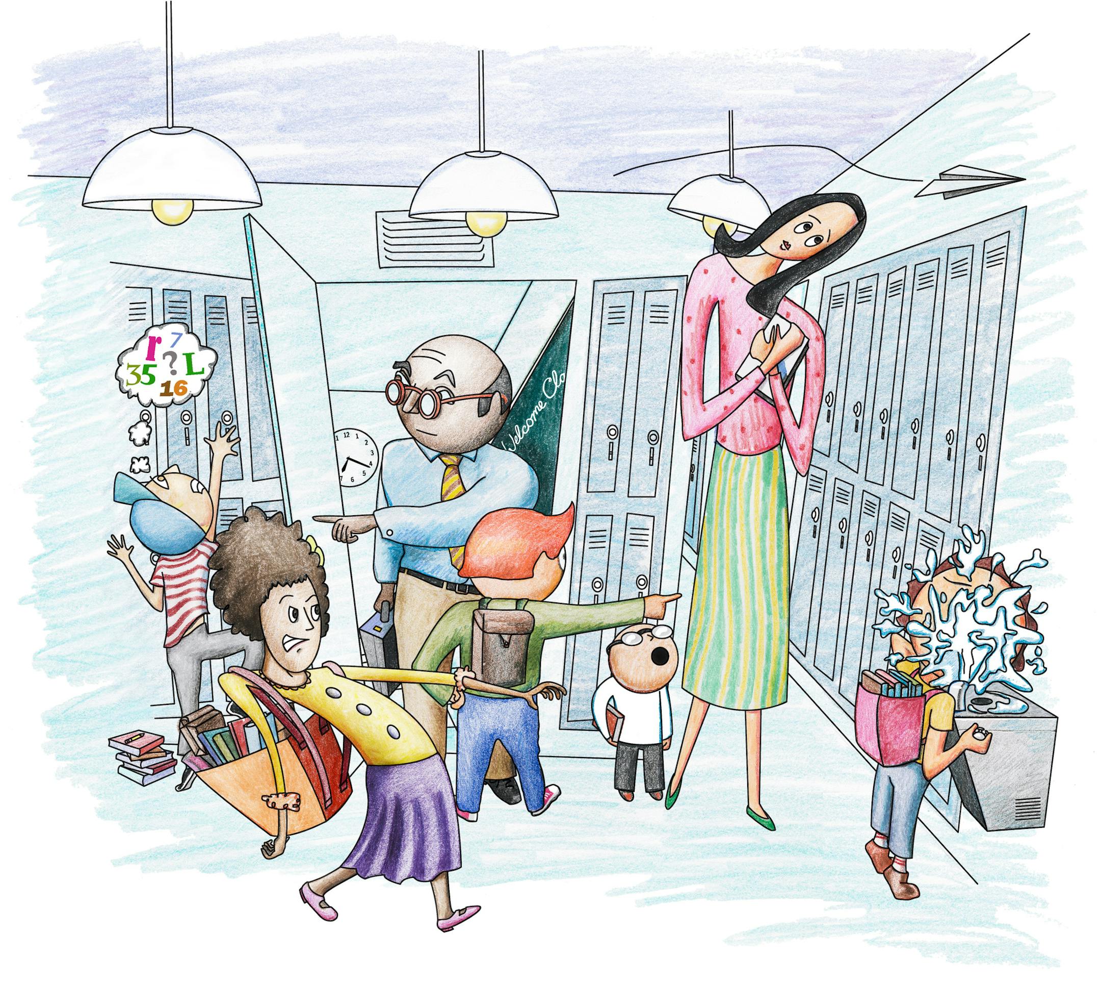 Crazy first day of school!