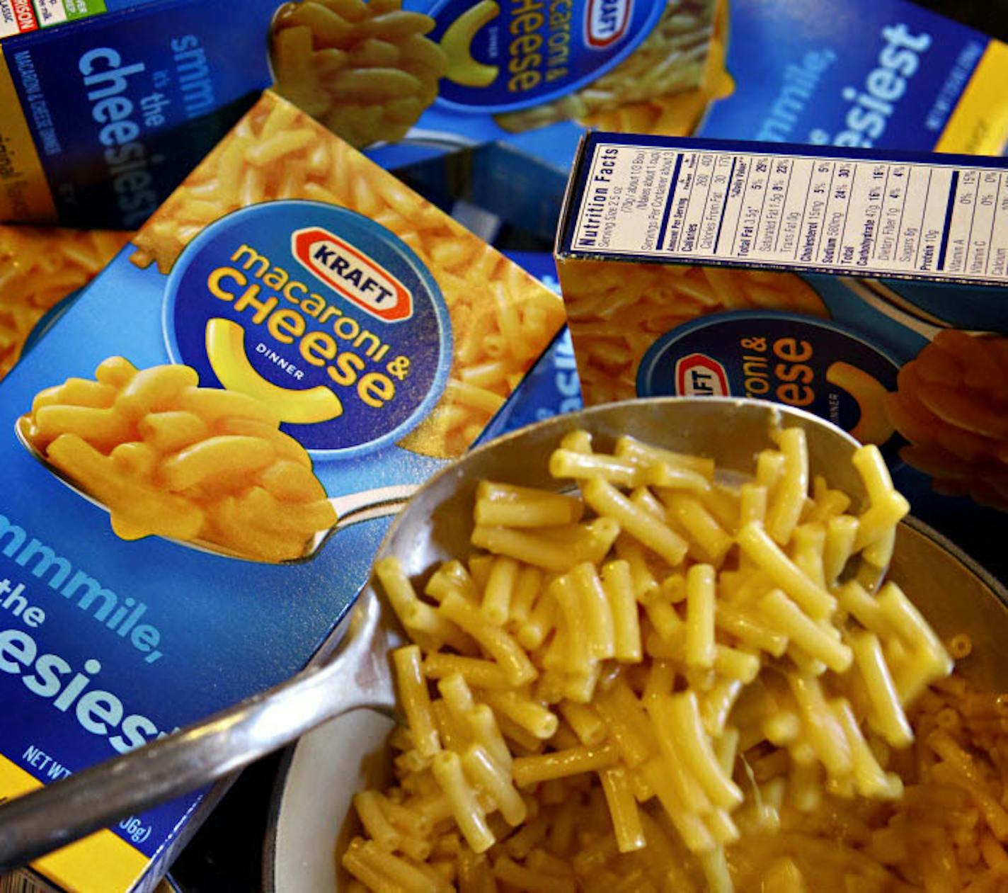 Kraft Macaroni & Cheese is shown Wednesday, Feb. 9, 2011 in Chandler, Ariz.