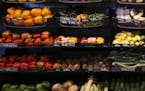 Visual cues are provided for the fresh produce below in the grocery area of the Target in Minnetonka. ] JEFF WHEELER &#x2022; jeff.wheeler@startribune