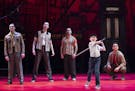 Giovanni DiGabriele, Sean Bell, Joseph Sammour, Frankie Leoni and Joshua Michael Burrage in the touring production of "A Bronx Tale."
Photo: Joan Marc