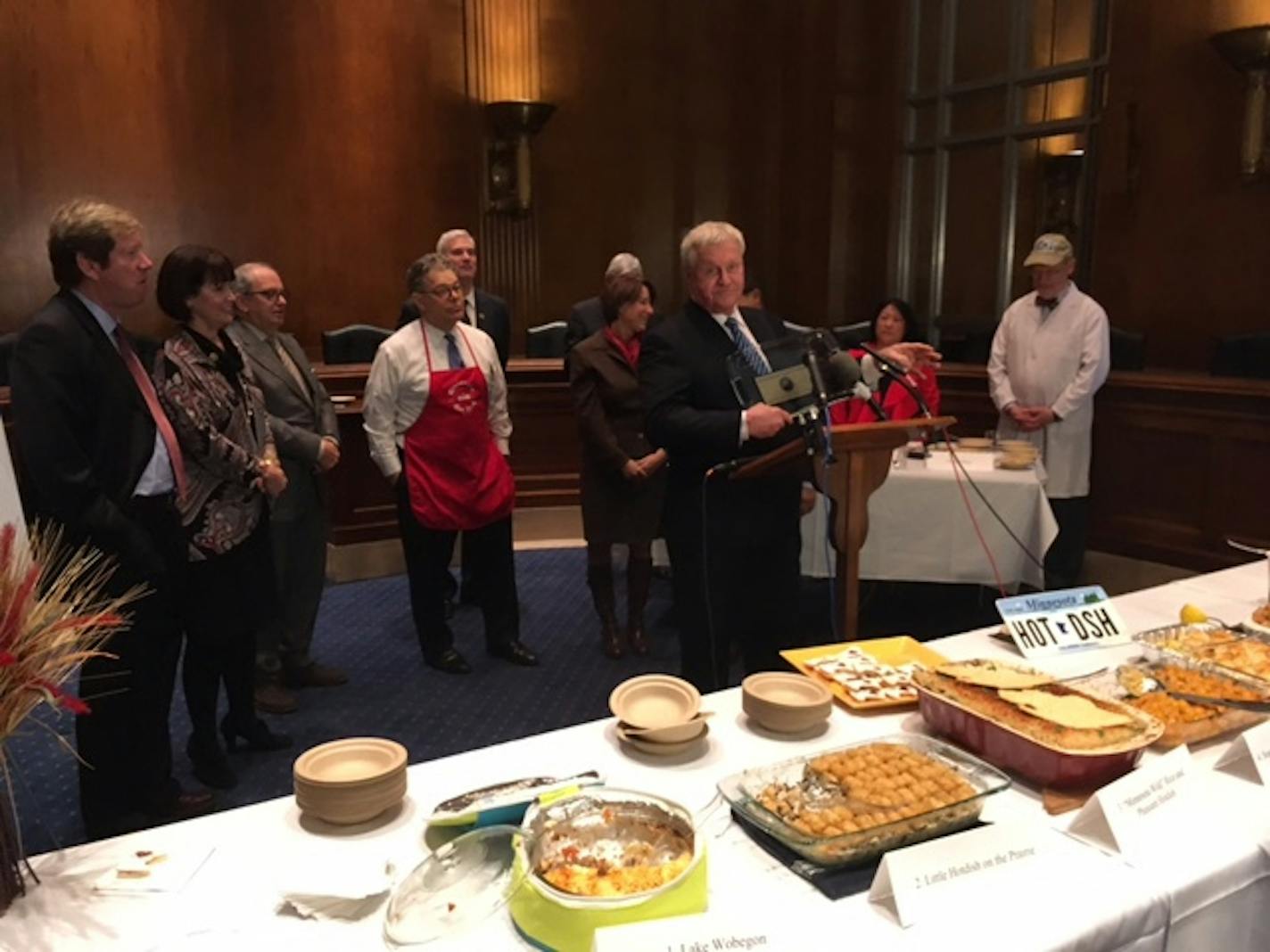 Sen. Al Franken hosts his annual hot-dish competition.