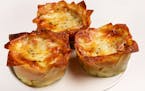 Mini Lasagna Cups MUST CREDIT: Photo by Deb Lindsey for The Washington Post