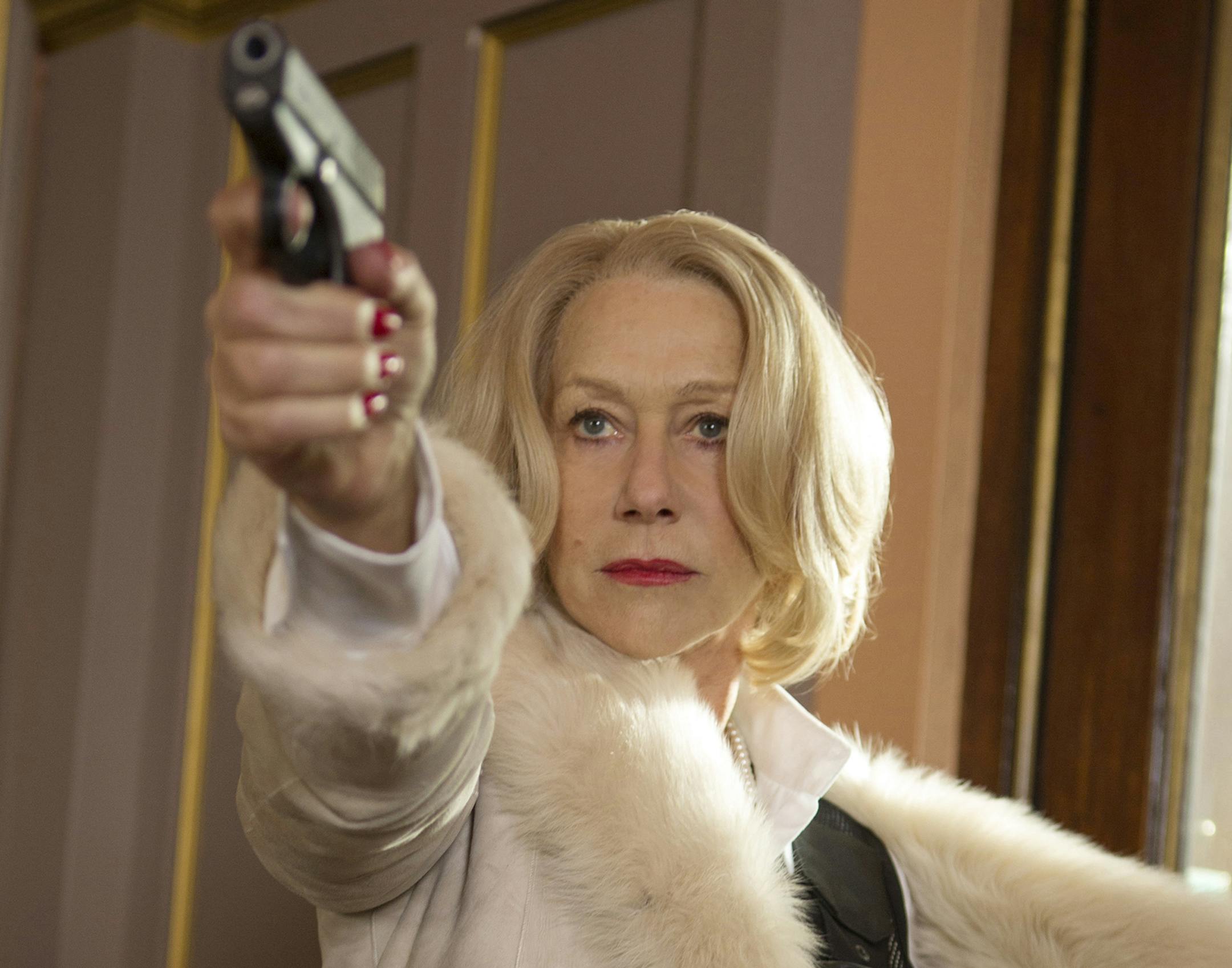 HELEN MIRREN stars in RED 2 Photo: Frank Masi, SMPSP &#xac;&#xa9; 2013 Summit Entertainment, LLC. All rights reserved. ORG XMIT: MIN1307150925370667