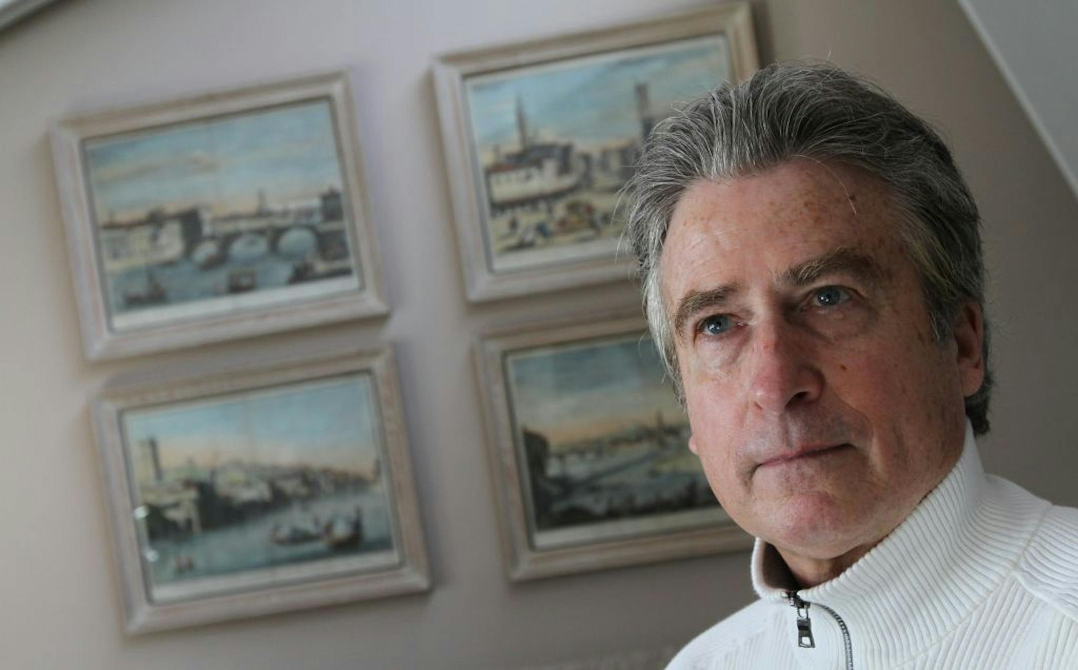 Mark Reed was photographed on 2/15/13 with four of the Italian lithographs that were recovered. When Mark Reed decided to move from West Palm Beach to Plymouth in 2010, he chose to use a UPS Store to pack and ship family heirlooms inherited from his parents. But most of the goods never made it to his doorstep. A United Parcel Service (UPS) representative later told him the store owner had closed up shop shortly after Reed dropped off an oil painting of his great grandmother, an 18th-century Fren