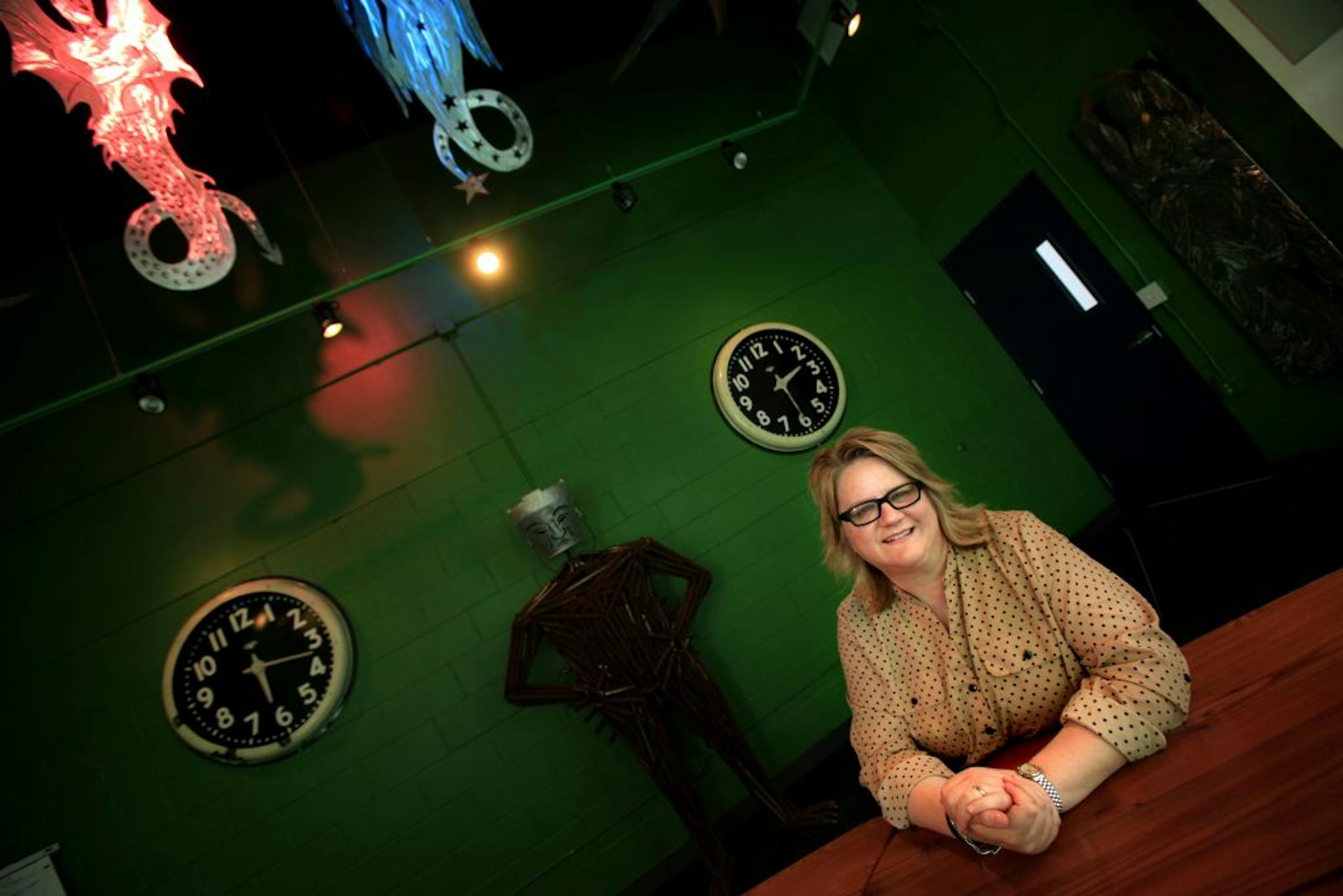 Nancy Lyons, president and CEO of Clockwork Active Media Systems at 1501 East Hennepin Avenue Minneapolis on May 29, 2012.