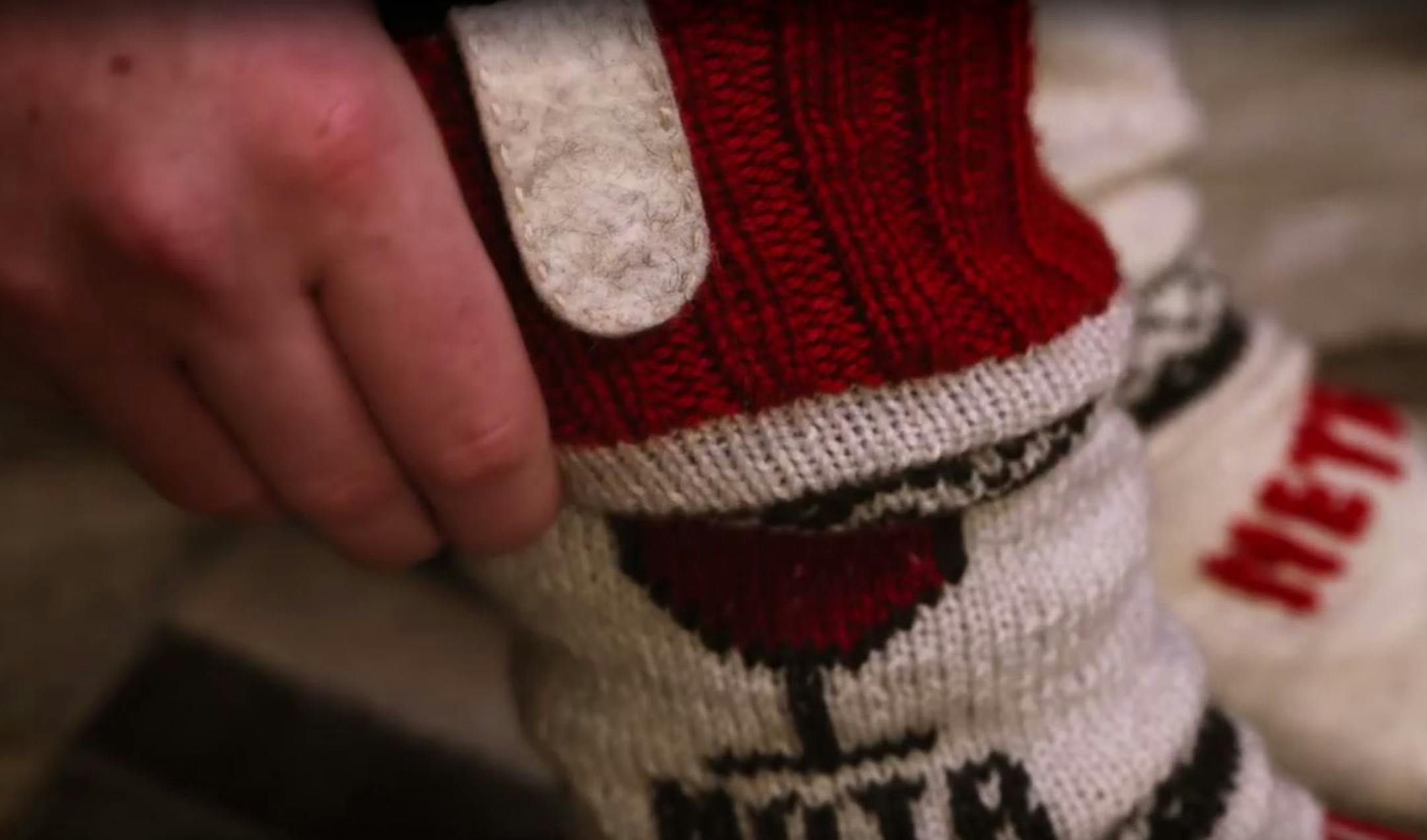 A YouTube video pitches the do-it-yourself Netflix socks, which pause a show or movie when the wearer falls asleep.