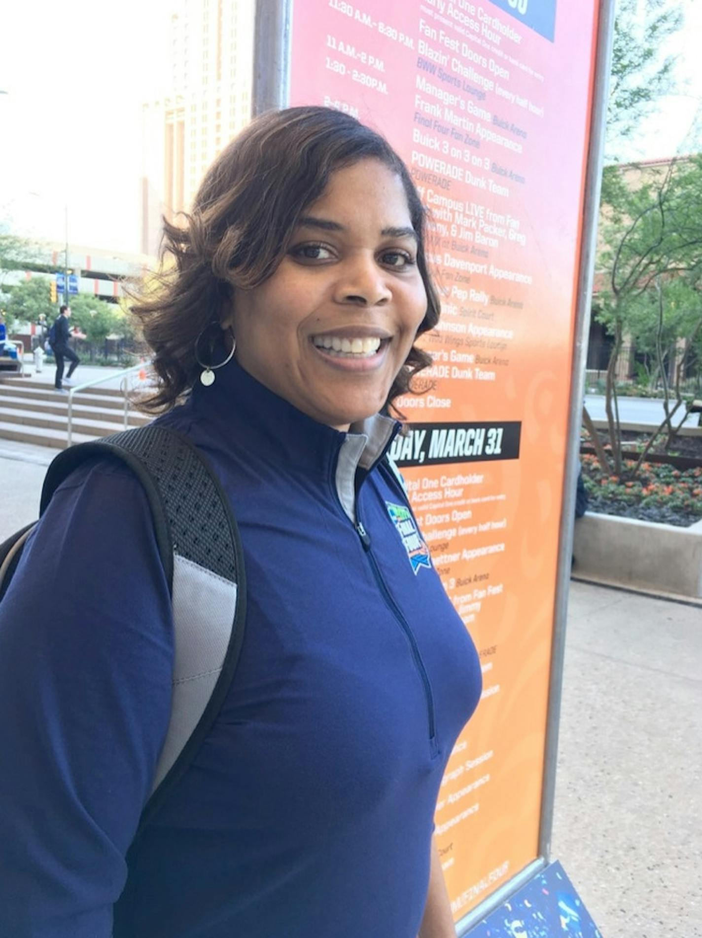 Cydni Bickerstaff is the high-energy operations chief for the Minneapolis organizing committee in charge of bringing March Madness to U.S. Bank Stadium in 2019.