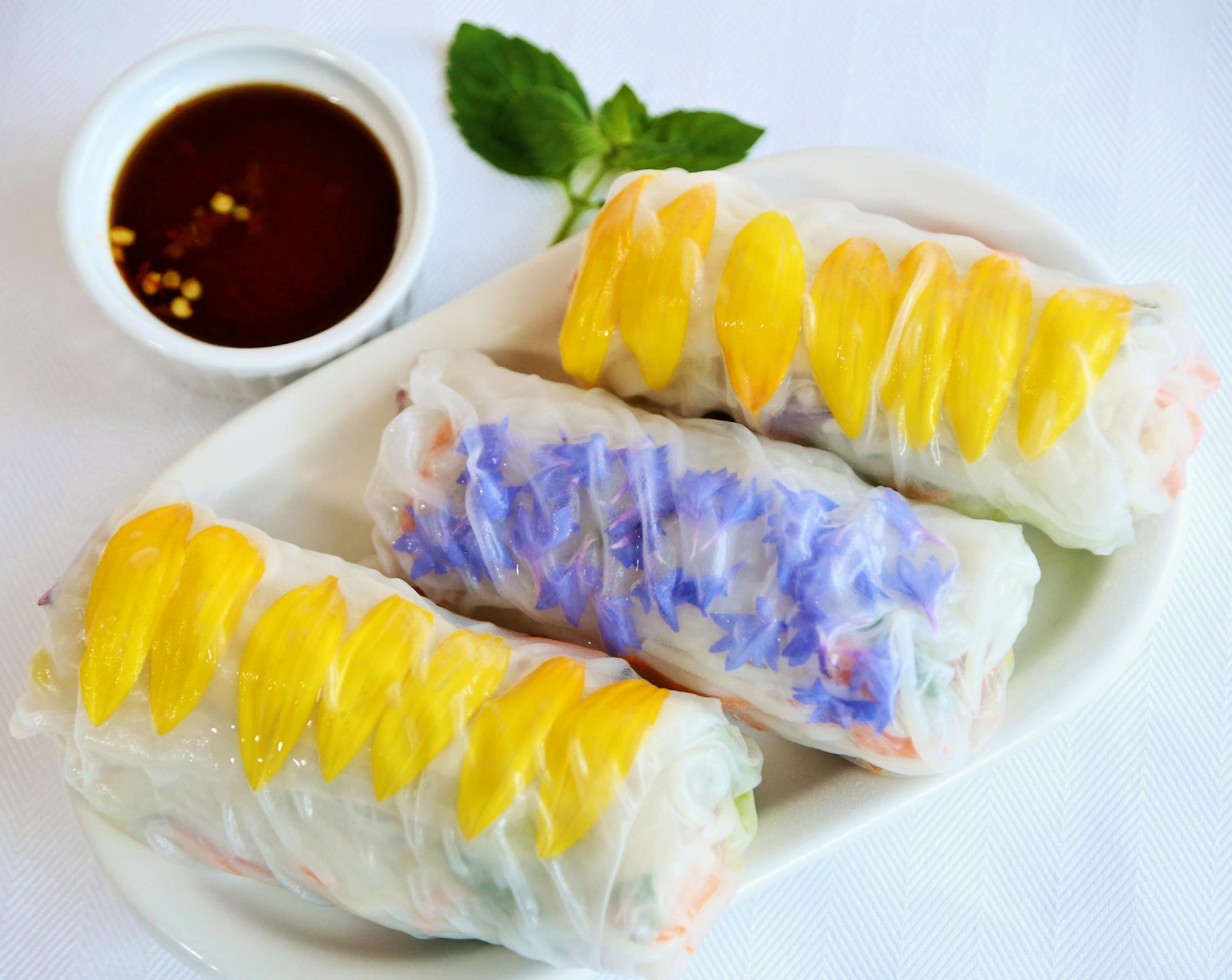 Summer Flower Rolls.