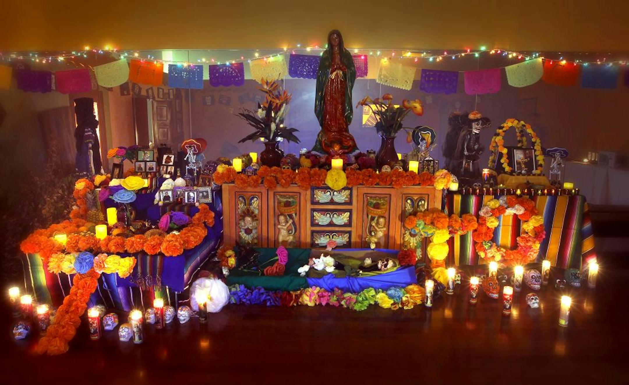 Centro Community center has a Day of the Dead room that doubles as an exhibit and a place for people to honor their departed friends and relatives.