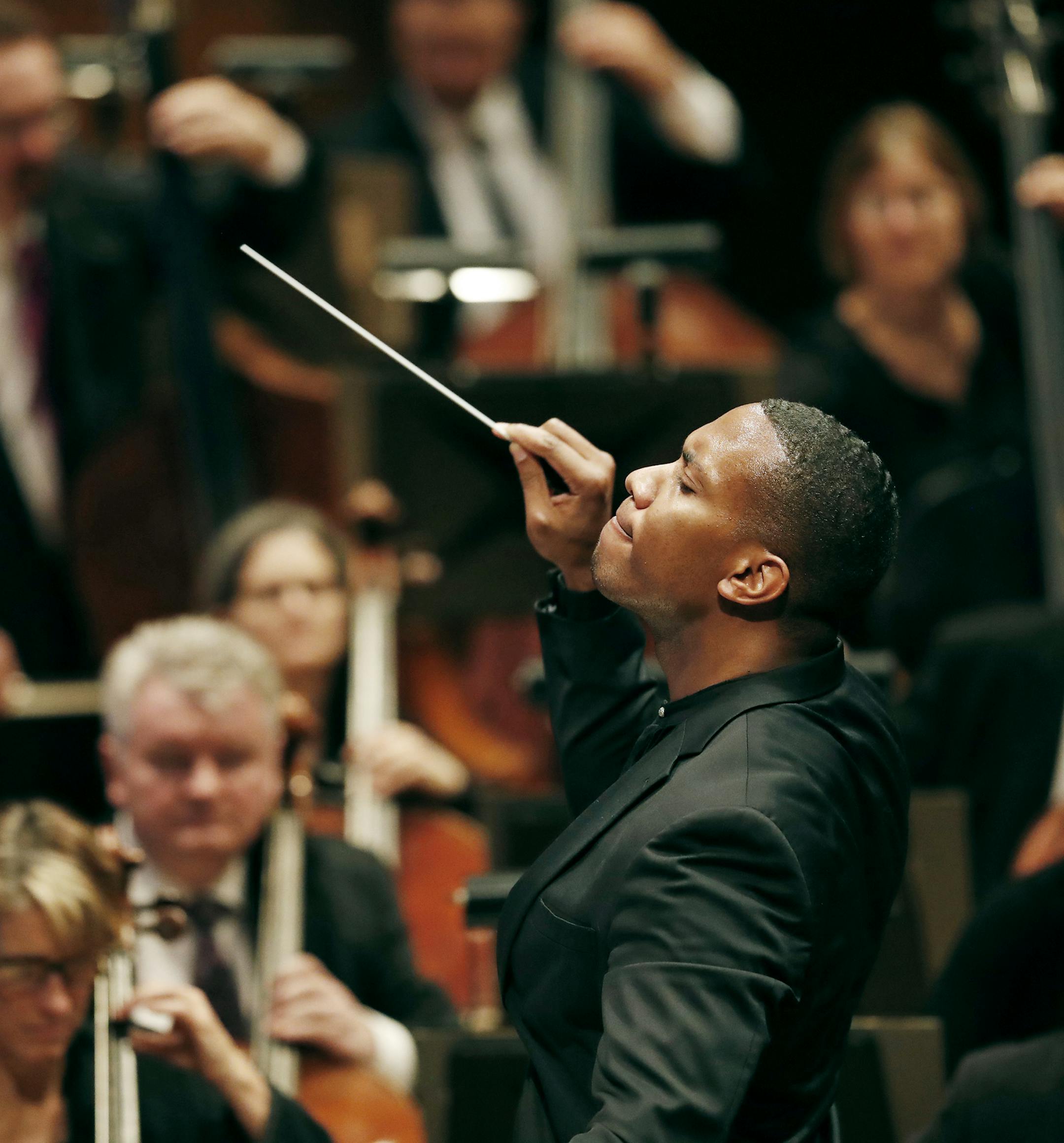 Roderick Cox profile, assistant conductor for MN Orchestra Wednesday October 26, 2016 in Minneapolis, MN. ] Jerry Holt / jerry. Holt@Startribune.com
