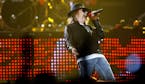 Axl Rose of Guns N' Roses at the Target Center in 2011. ORG XMIT: MIN2016031517103042