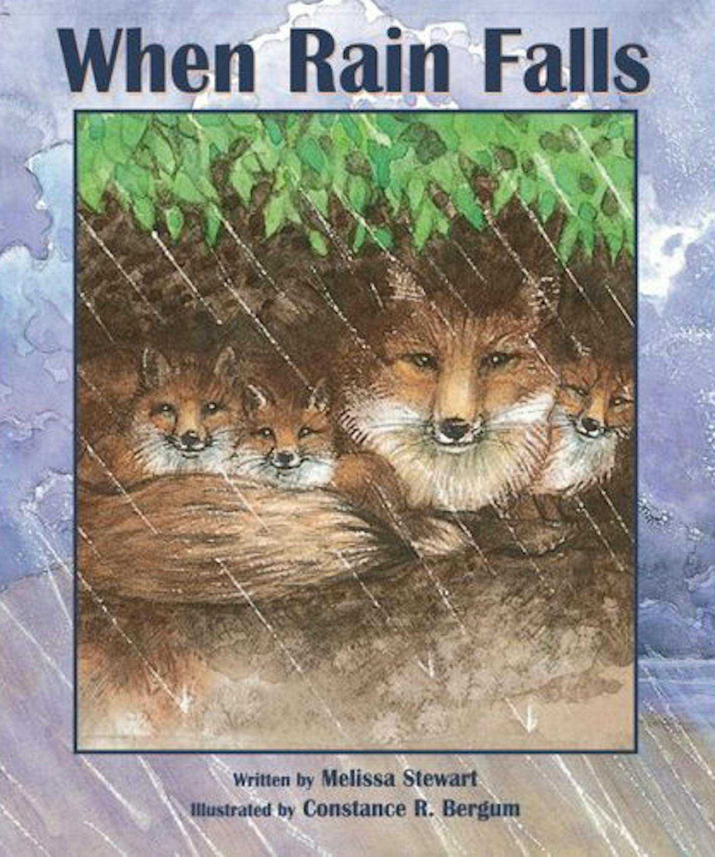 When Rain Falls by Melissa Stewart and Constance R. Bergum