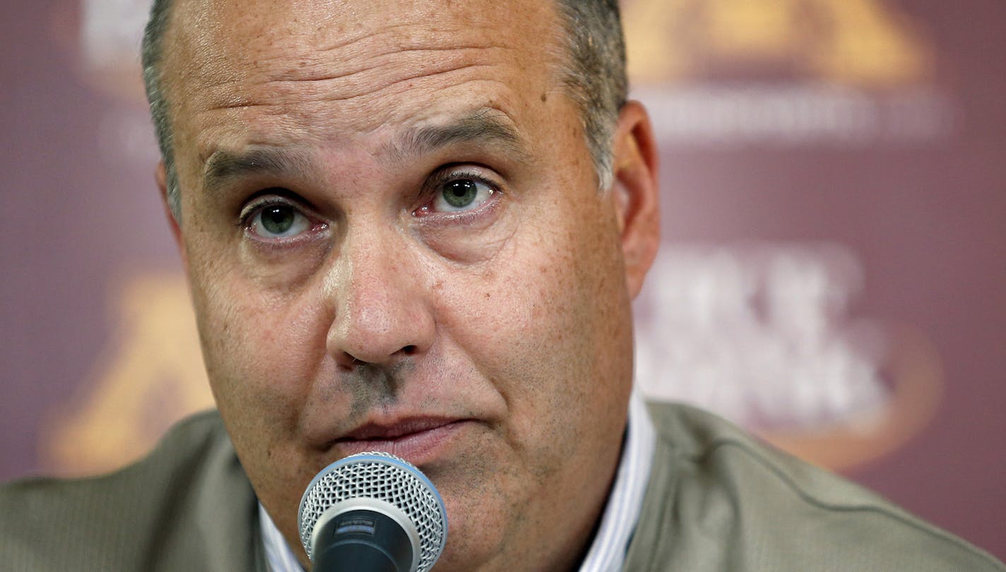 University of Minnesota athletic director Norwood Teague in 2013.