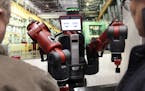 FILE &#x2014; Baxter, made by Rethink Robotics, at a trade show in Chicago, Jan. 22, 2013. New research that found flaws in a number of robotic device