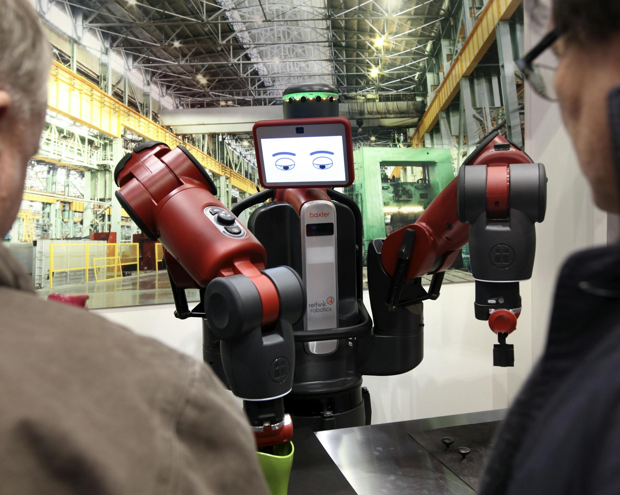 FILE — Baxter, made by Rethink Robotics, at a trade show in Chicago, Jan. 22, 2013. New research that found flaws in a number of robotic devices highlights the risks of internet-connected devices that operate on their own. (Sally Ryan/The New York Times)