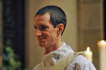 The Rev. Nick VanDenBroeke at his 2012 ordination at the Cathedral of St. Paul.