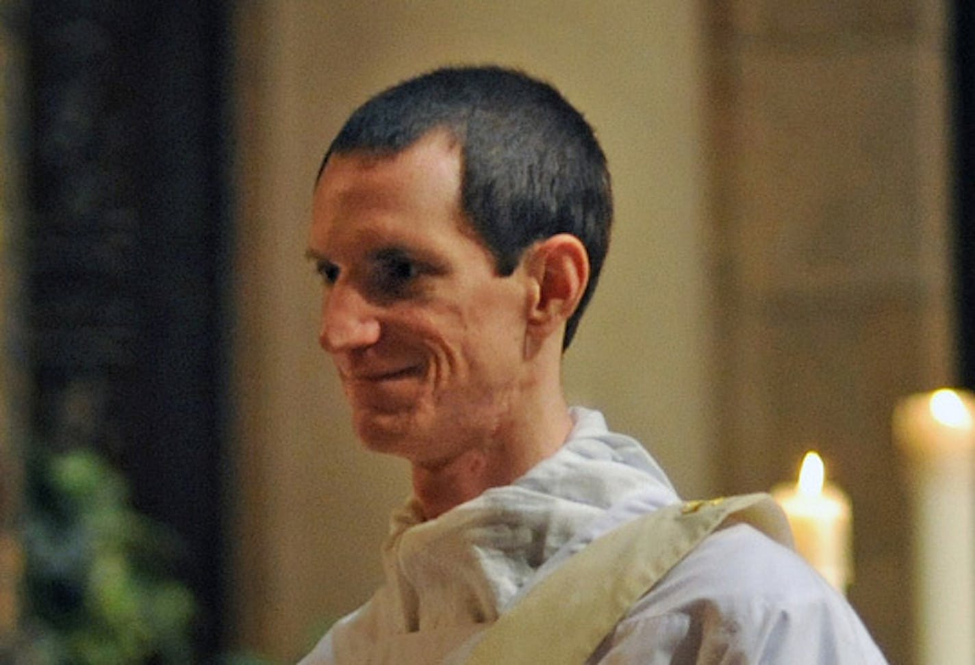 The Rev. Nick VanDenBroeke at his 2012 ordination at the Cathedral of St. Paul.