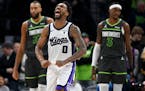 The Kings became the only team to win a season series against the Wolves and the only team to win twice at Target Center this season on Friday night.