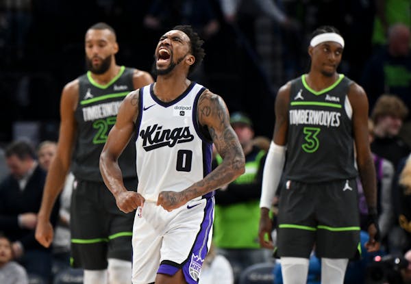 The Kings became the only team to win a season series against the Wolves and the only team to win twice at Target Center this season on Friday night.