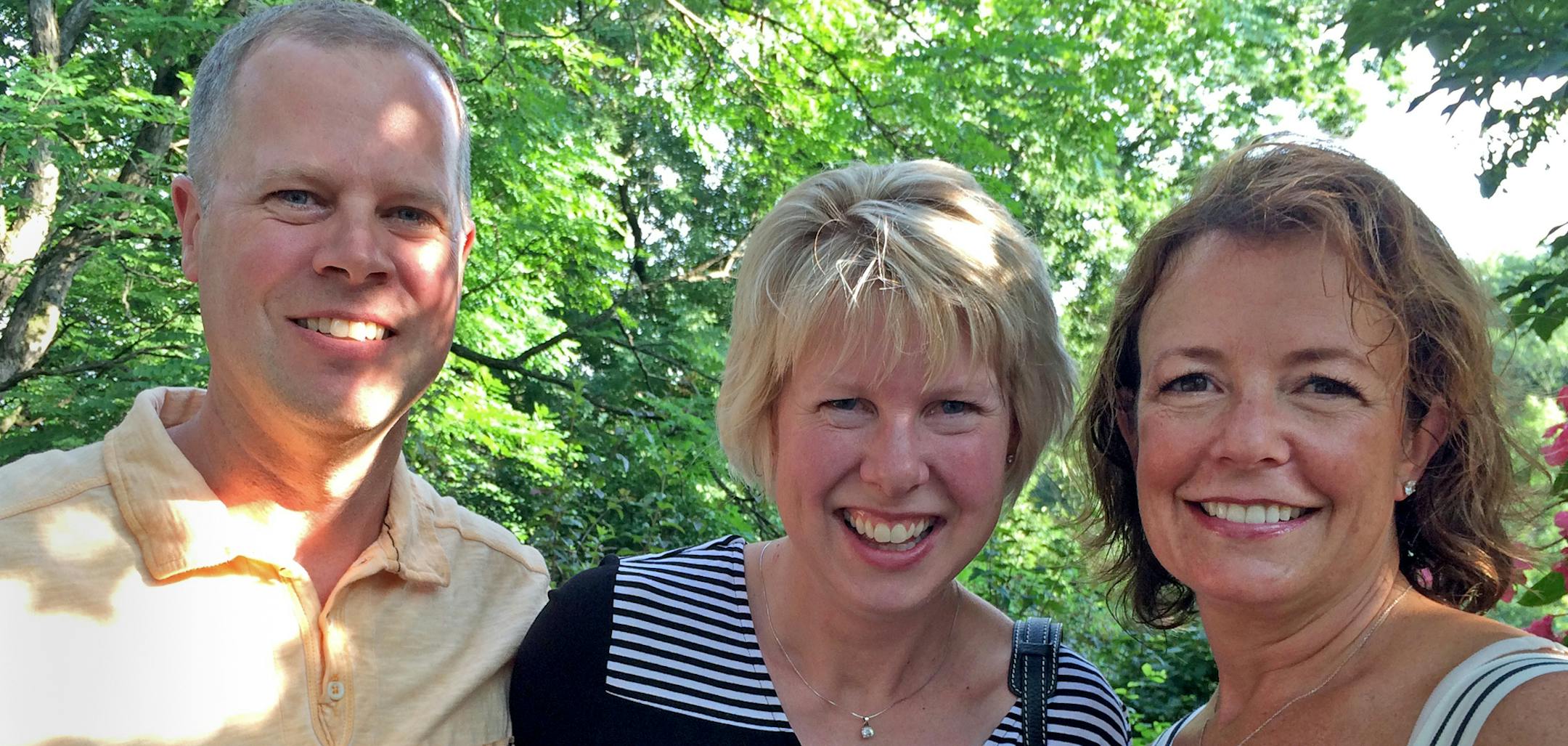 Minnesota Landscape Arboretum made the perfect setting for the annual Taste and Toast fundraising event. Lee West, Susan Bachman West and Megan Dayton, co-chair of the event