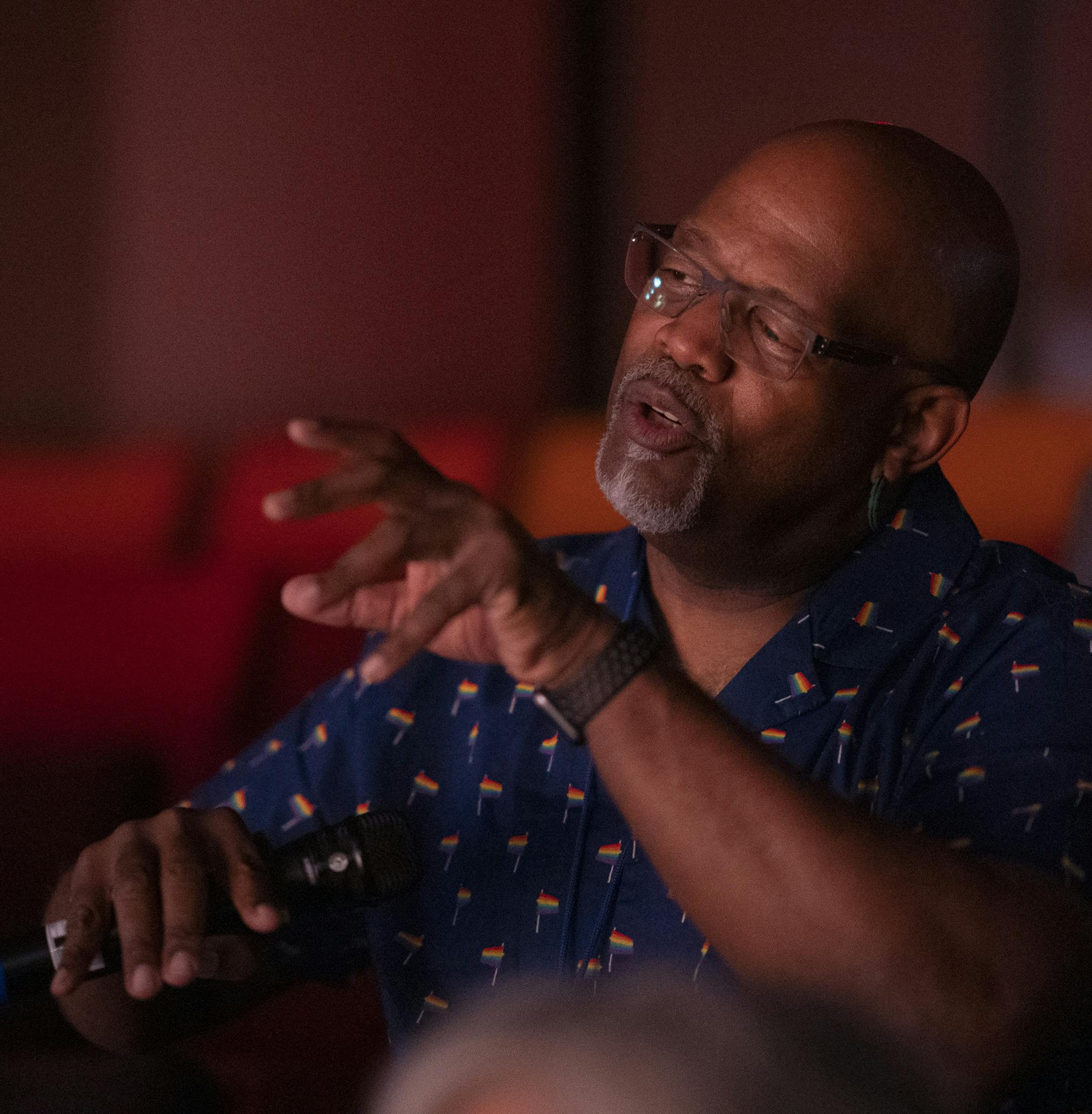 Director Kent Gash gave instructions during a tech rehearsal of the Guthrie's production of "Guys and Dolls" Tuesday. ] JEFF WHEELER • jeff.wheeler@startribune.com The Guthrie is in the final stages of rehearsals for their new take on "Guys and Dolls," directed by Kent Gash. Gash oversaw a tech rehearsal of the musical Tuesday afternoon, June 18, 2019 at the Guthrie Theater in Minneapolis.