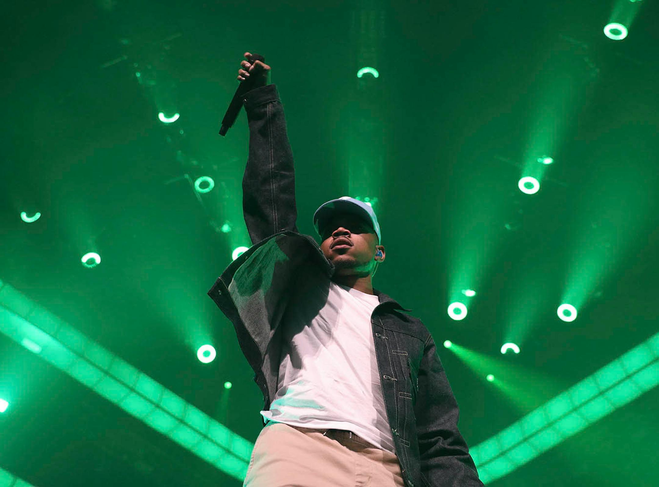 Chance the Rapper performed Friday at the Xcel Center.