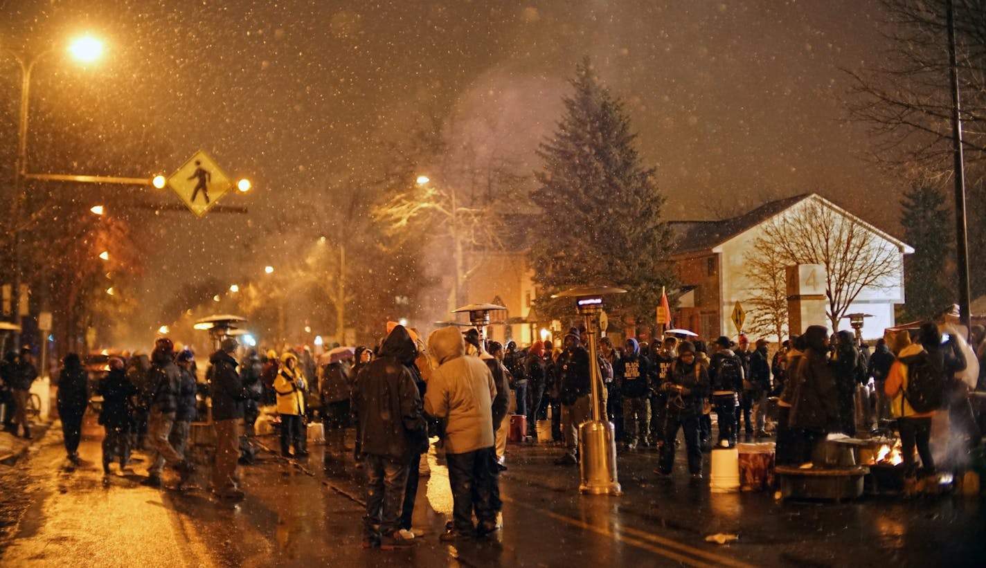 Fourth Precinct encampment in north Minneapolis.