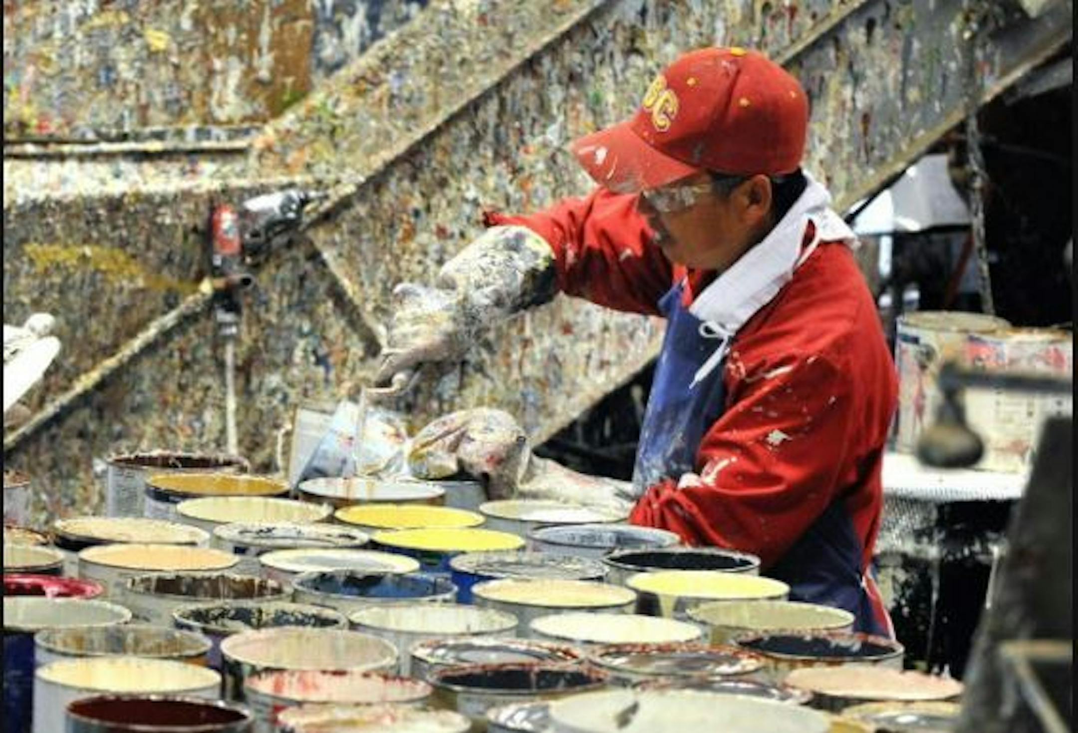 Fridley-based Amazon Environmental processed all of the paint collected statewide. The company uses leftover latex to make recycled paint.