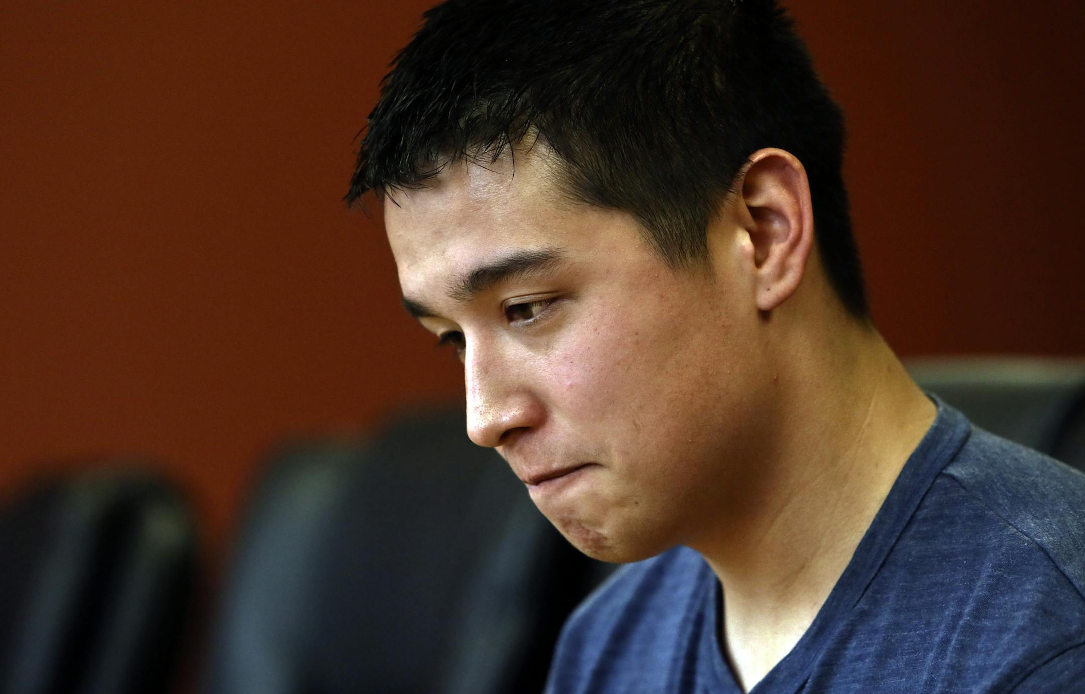 Brian Bennett, 23, a recovering heroin addict, spoke about his addiction and attempt at recovery through Mn Adult and Teen Challenge Monday, March 17, 2014, in downtown Minneapolis, MN. Bennett is in the long-term faith-based recovery program for those struggling with alcohol and drug addiction.](DAVID JOLES/STARTRIBUNE) djoles@startribune.com In a Target parking lot, at a McDonald's, or anywhere the dealer wanted to meet, Mark got his heroin in unlikely places. Just a couple of years ago, he ha