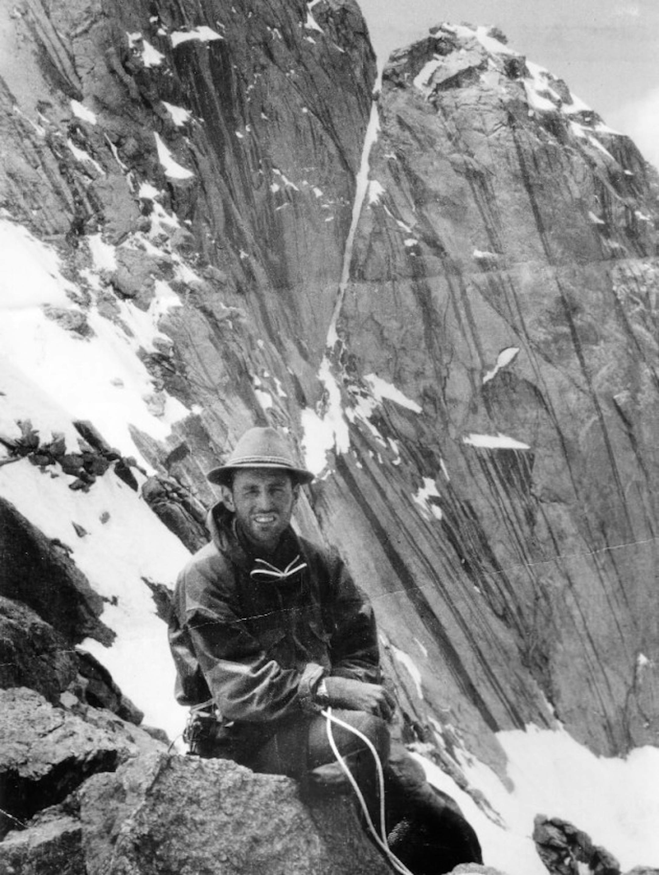 Eric Newby in the Hindu Kush.