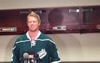 Eric Staal, a longtime member of the Carolina Hurricanes, signed a three-year free-agent deal with the Wild in July.