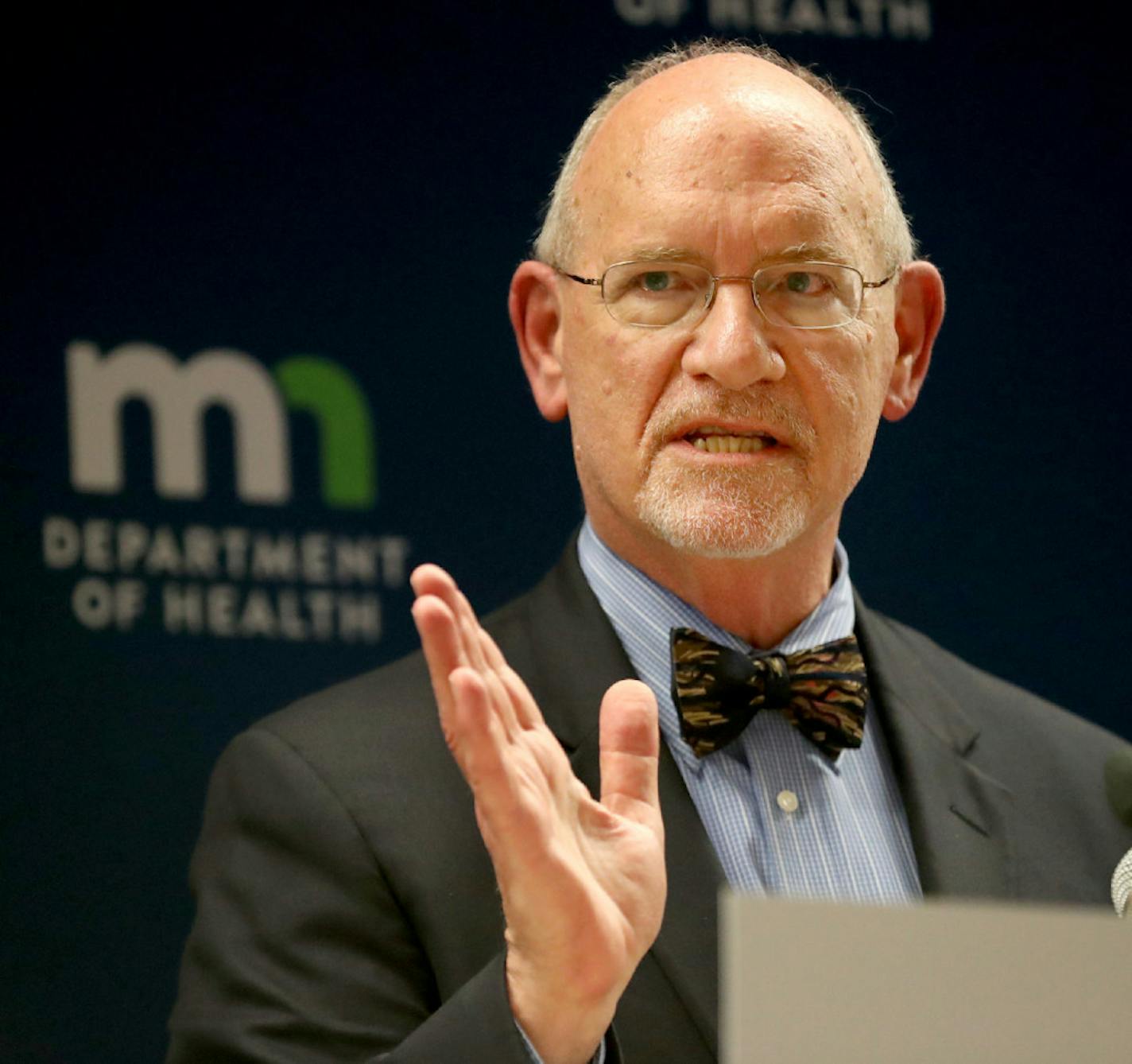 Minnesota Health Commissioner Dr. Ed Ehlinger is scheduled to resign today following controversy over his agency's handling of elder abuse complaints.