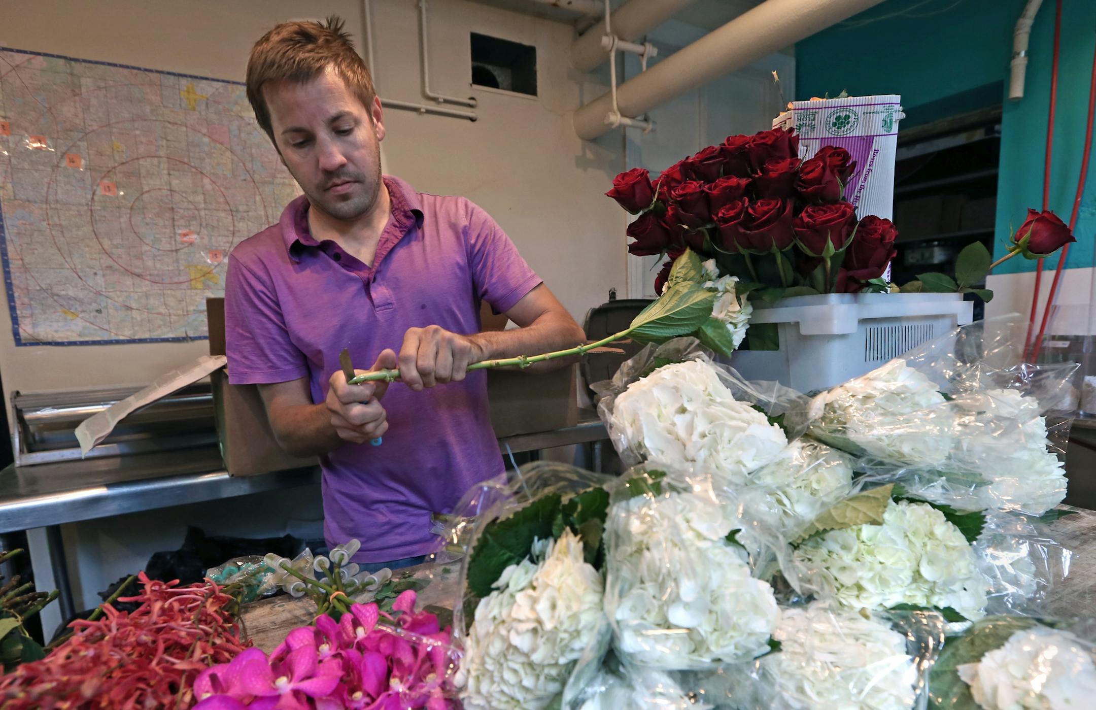 Eric Sandstrom of Floral Logic is among Twin Cities vendors looking forward to doing business with same-sex couples