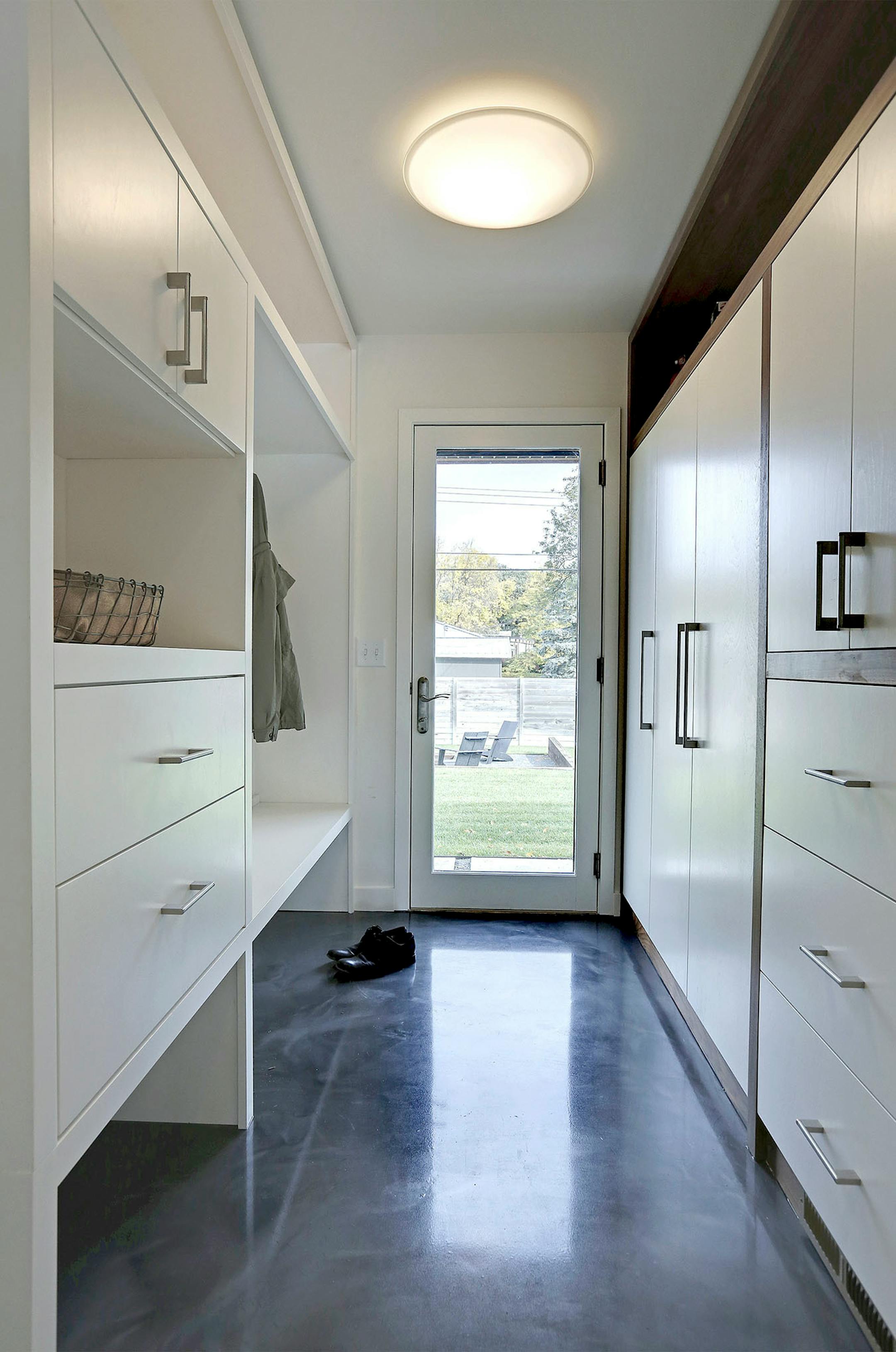 The family gained a mudroom and pantry thanks to one of the back-of-the-house additions.