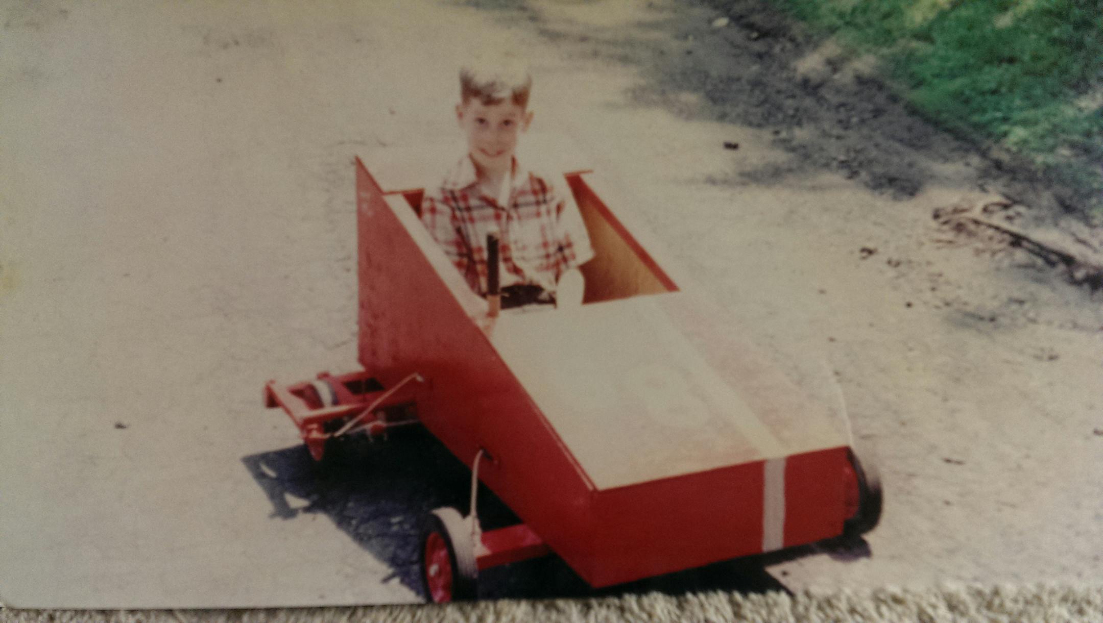 Joe Peltier, winner of the 1970 SoapBox Derby
