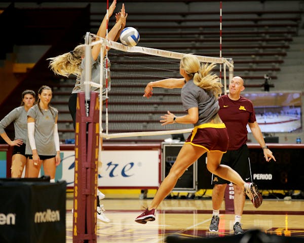 The Gophers volleyball team, ranked No. 4, opens the season this weekend hosting matches in the Big Ten/ACC Challenge. Wisconsin, North Carolina and F