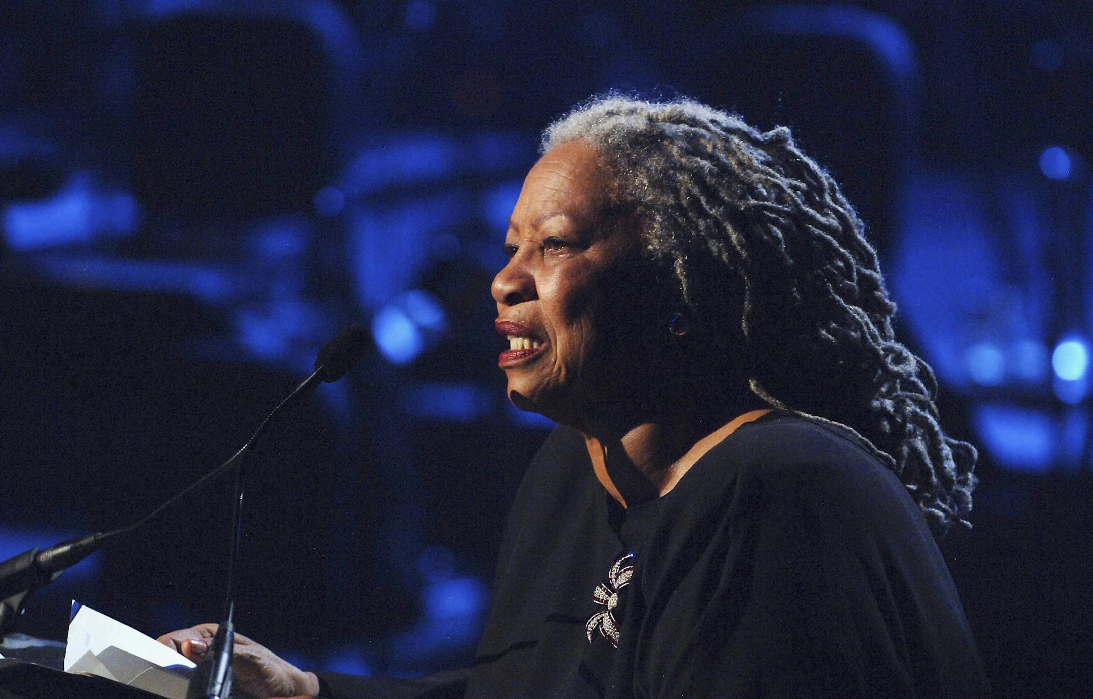 Toni Morrison in 2005. She won the Nobel prize for literature for her 1993 novel, "Beloved."