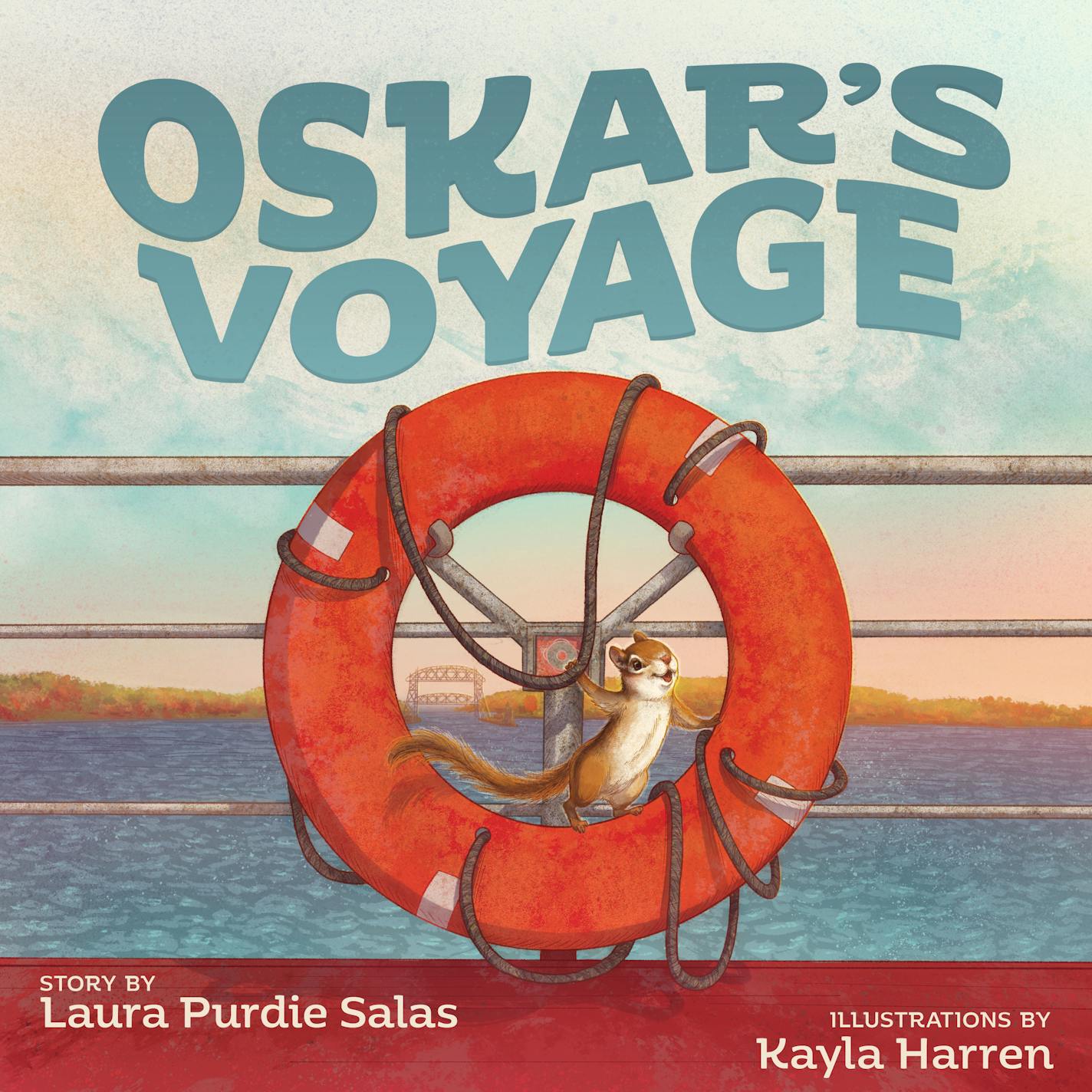 cover of "Oskar's Voyage" is from the point of view of a ship at sea