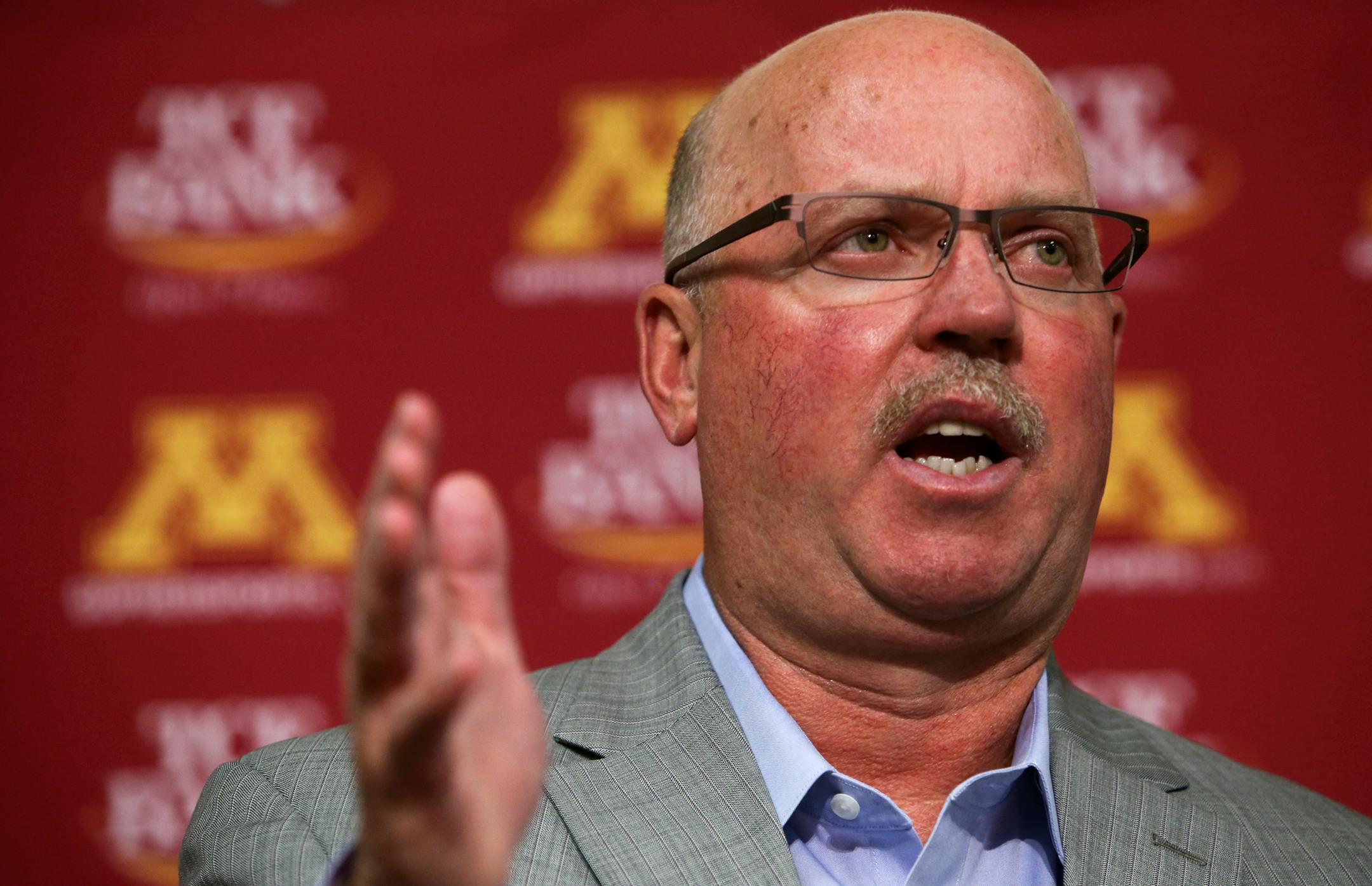 Gophers football coach Jerry Kill believes his team has improved athletically since last season.