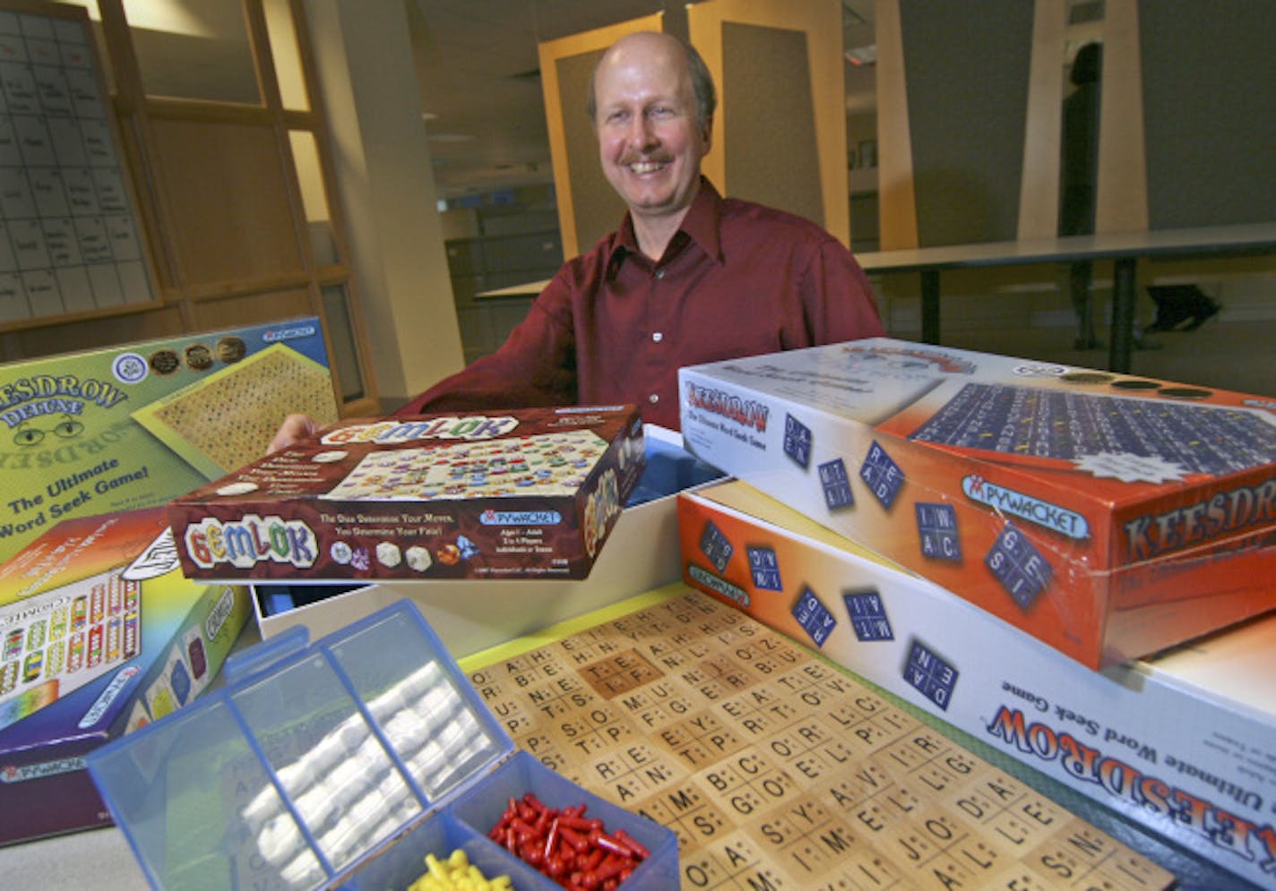 Donald Myer of St. Cloud talks about how he invents board games in his dreams. His new game 'Keesdrow is now available in stores.