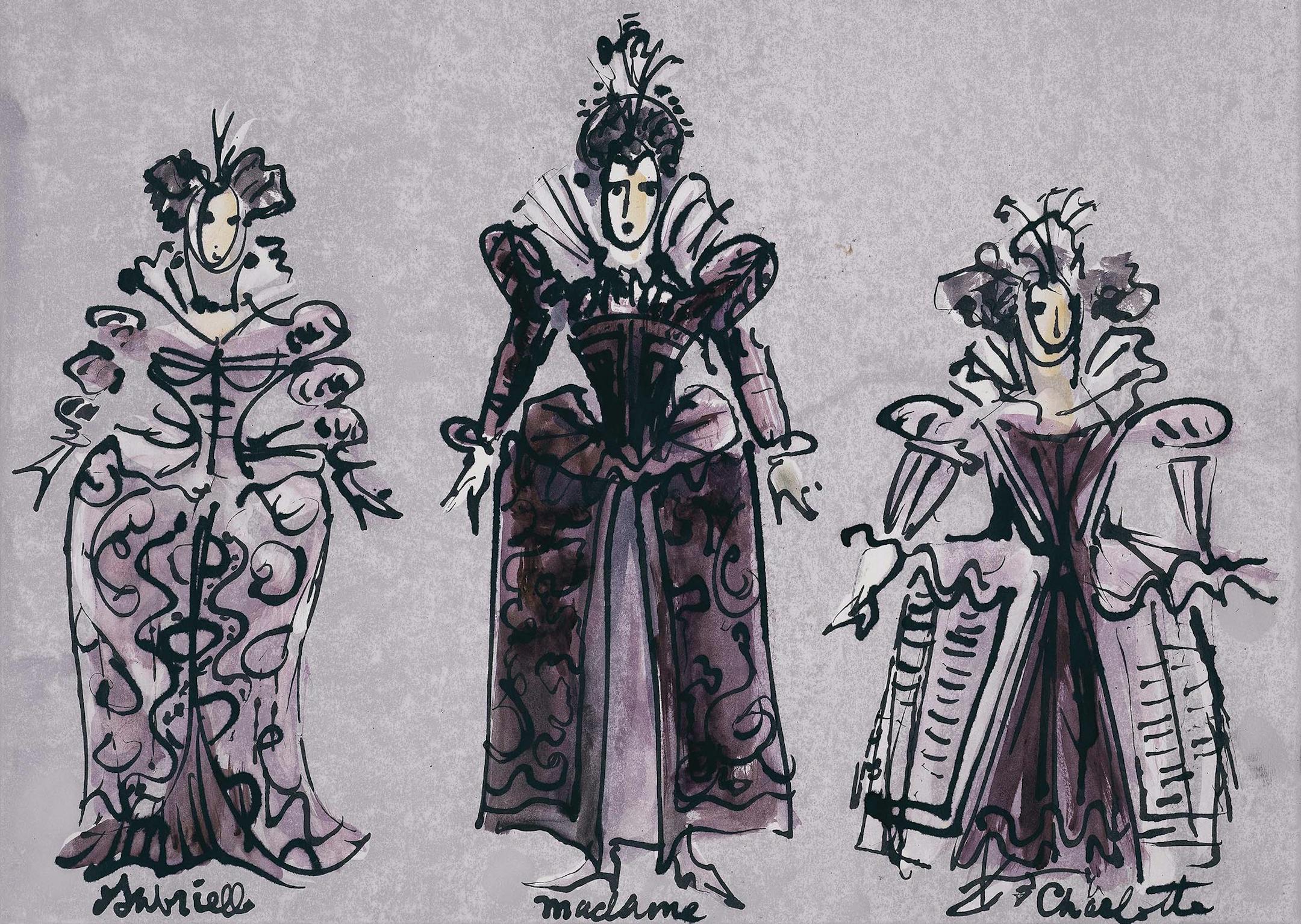 credit: William Ivey Long Studios Sketches for "Cinderella" at the Orpheum.