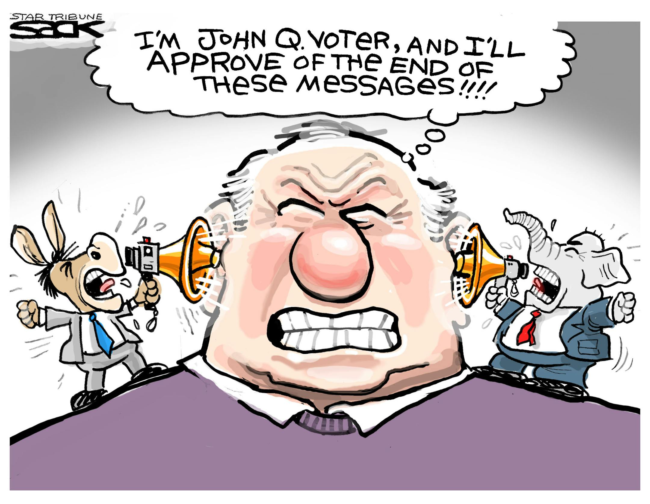 Steve Sack editorial cartoon for Nov. 5, 2012.