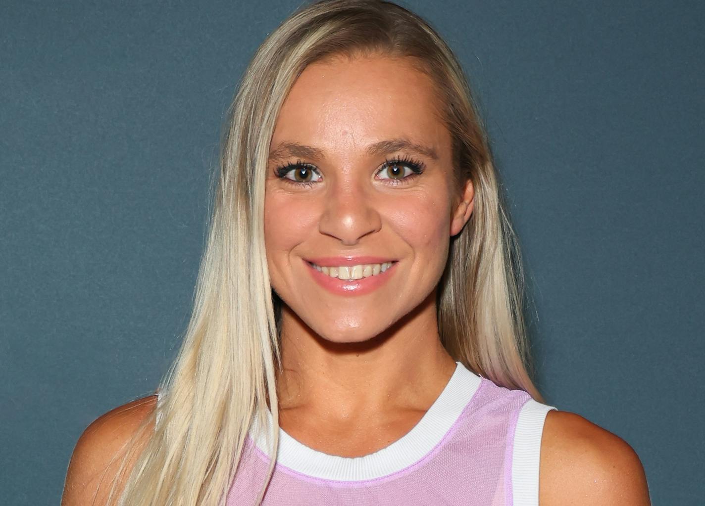 Oksana Masters poses for a portrait while arriving at Players' Night Out, hosted by The Players' Tribune, at Dream Hollywood in Los Angeles, Calif. on July 19, 2022. (Photo by Leon Bennett for The Players' Tribune)