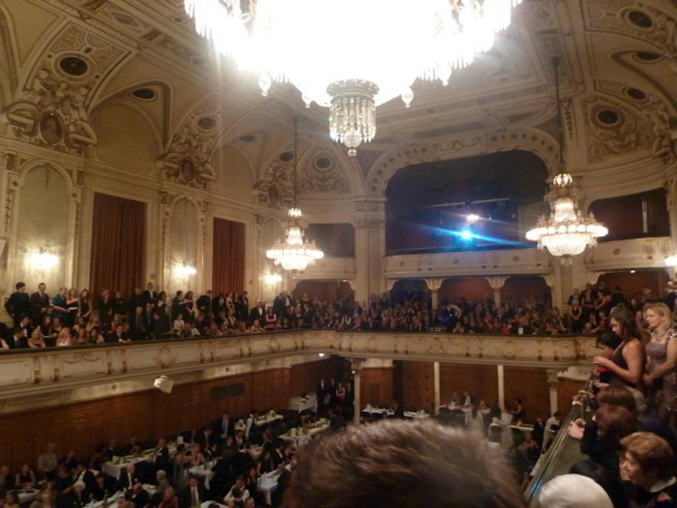 The room the dancing took place in