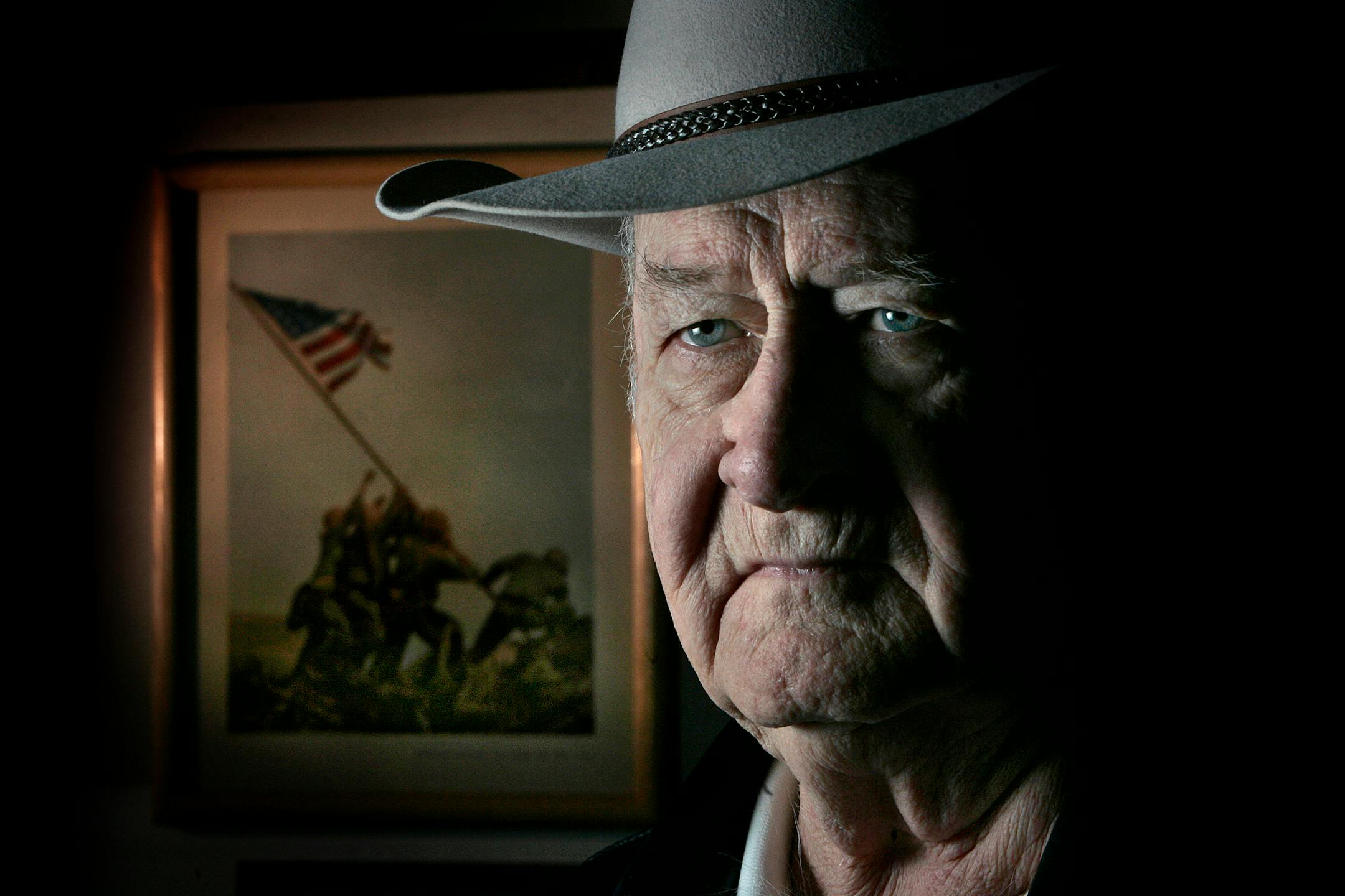 Eighty-two-year-old Marshall Harris fought in the Battle of Iwo Jima, which began 63 years ago today.