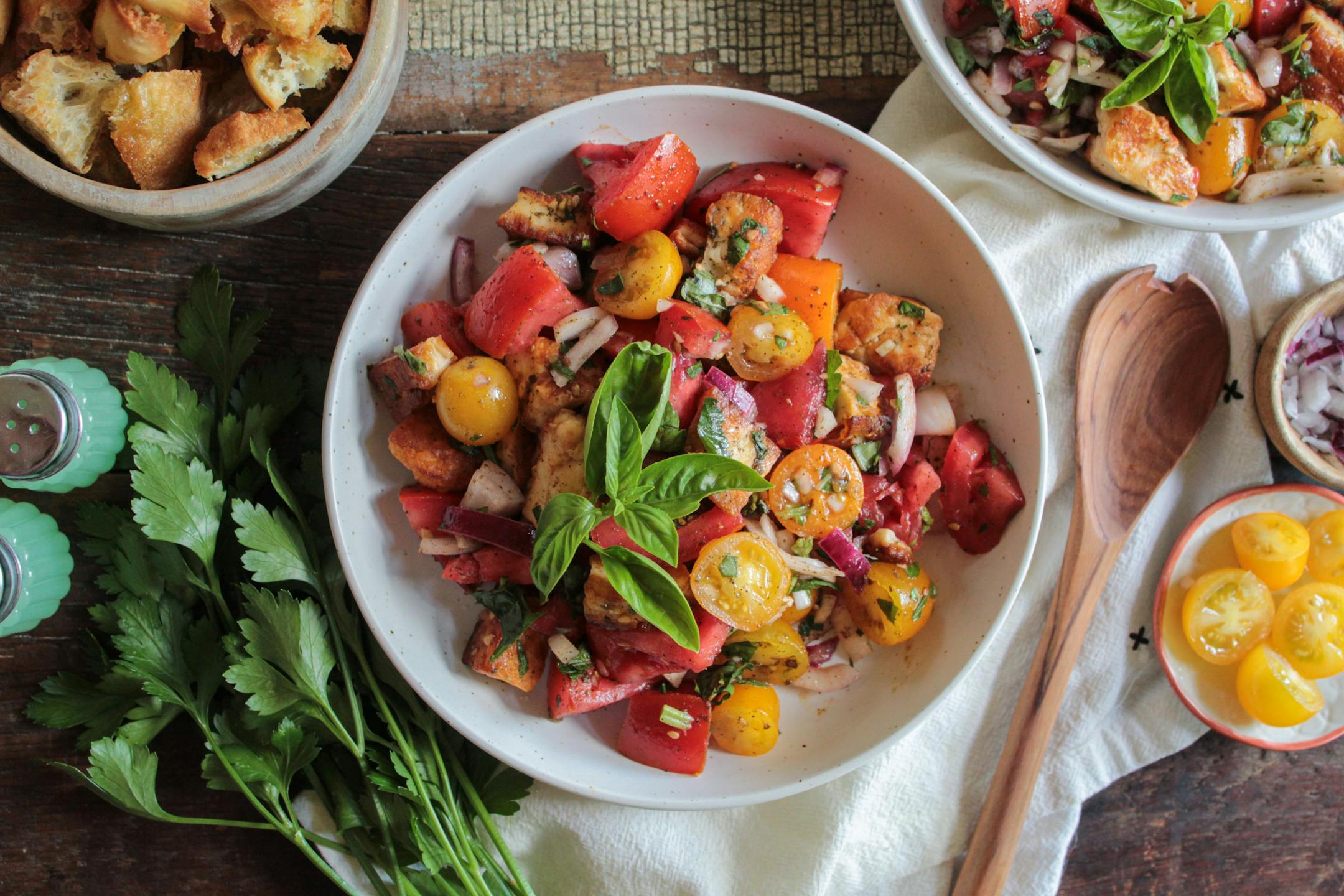 Cherry Tomatoes with Griddled Halloumi is a simple meatless main or a great side dish to grilled chicken or lamb. Recipe by Beth Dooley, Photo by Ashley Moyna Schwickert, Special to the Star Tribune