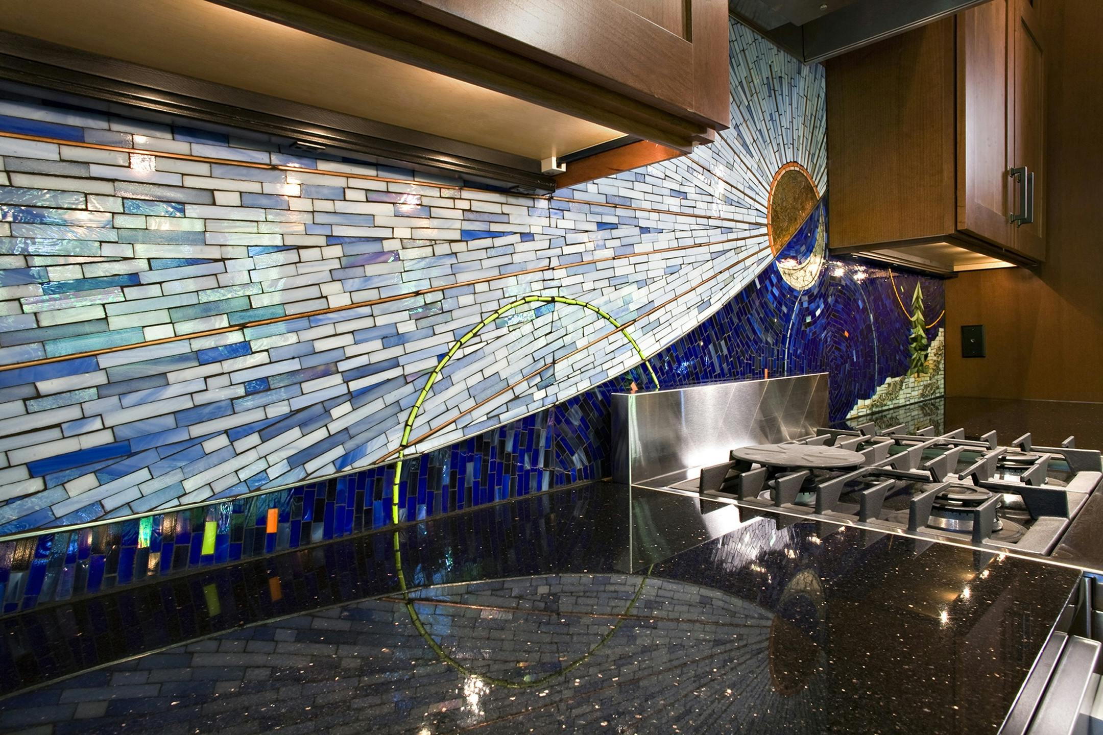 NEST1014: Before and after: Mosaic nature art by artist Stephany Eaton, Painted Ambiance.Provided pix