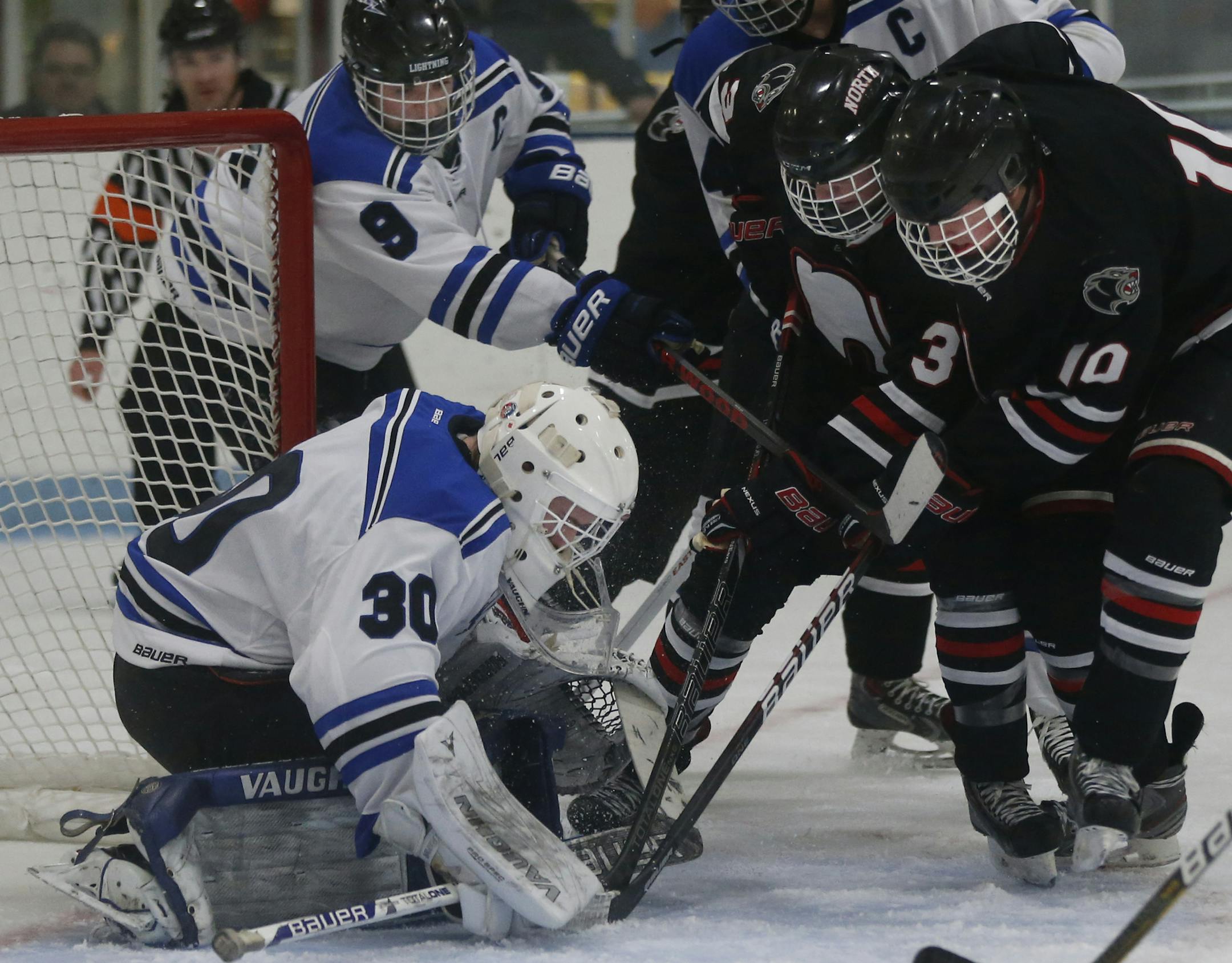 Eastview and goaltender Zach Driscoll have propelled themselves near the top of the South Suburban Conference, along with surprising Lakeville North and Burnsville.